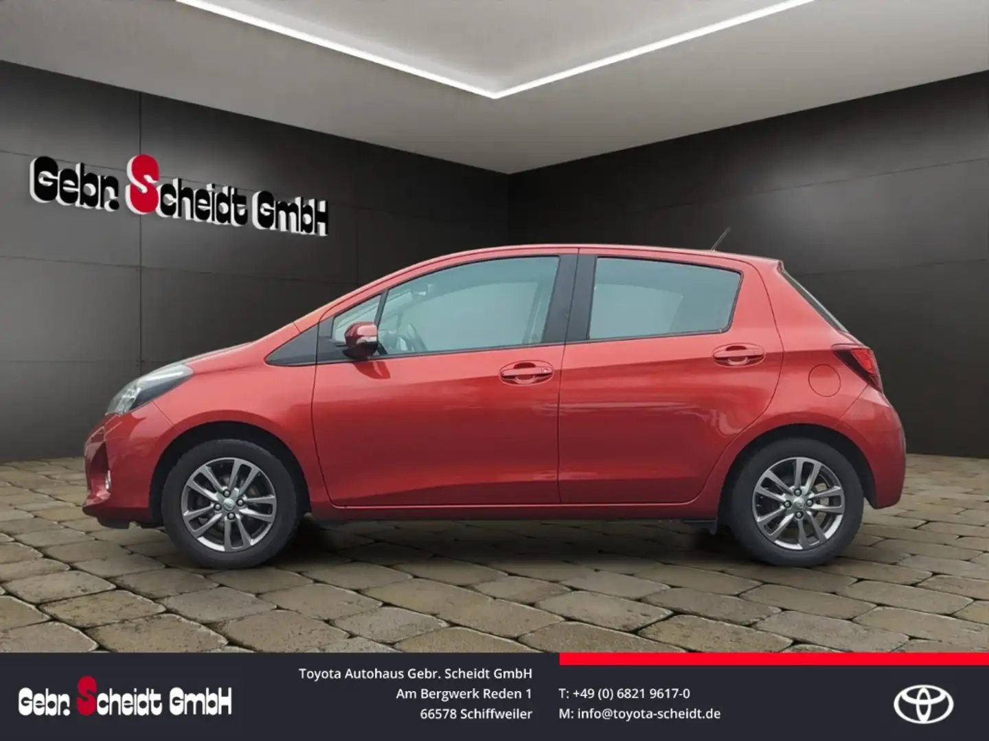 Toyota Yaris Comfort Rückfahrkamera Bluetooth Freisprecheinrich Rot - 2