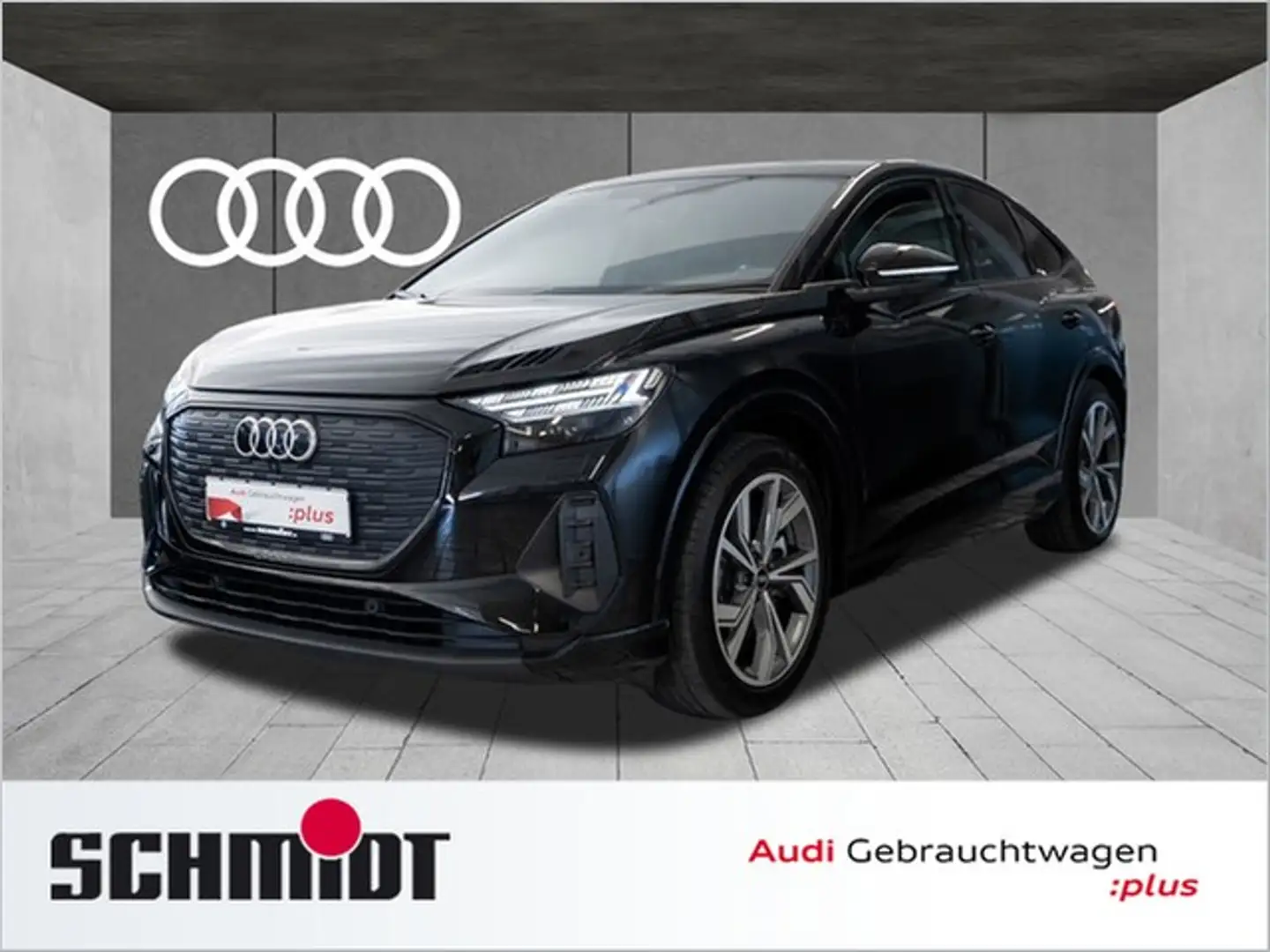 Audi Q4 e-tron Sportback 50 quattro Advanced S line LM20 Matri... Schwarz - 1