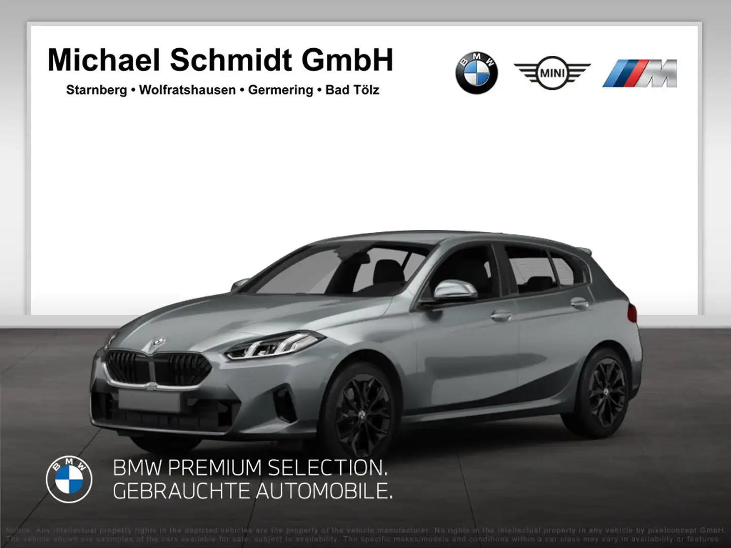 BMW 118 d Hatch *M Sportpaket*Navi*DAB*Driving+Parking Ass Grau - 1