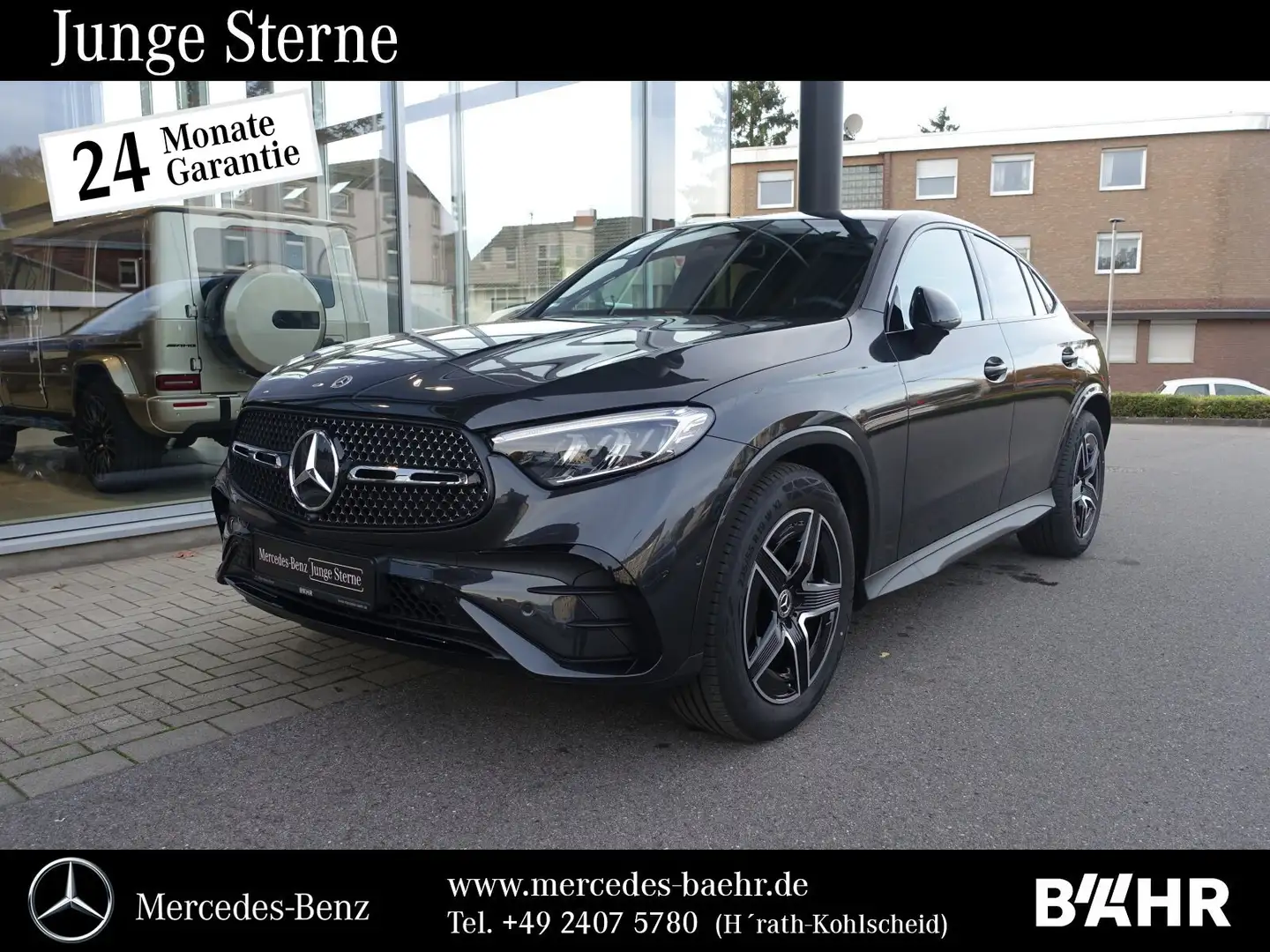 Mercedes-Benz GLC 220 GLC 220 d 4M Coupé AMG+Night/MBUX/LED/AHK/LMR19" Grau - 1
