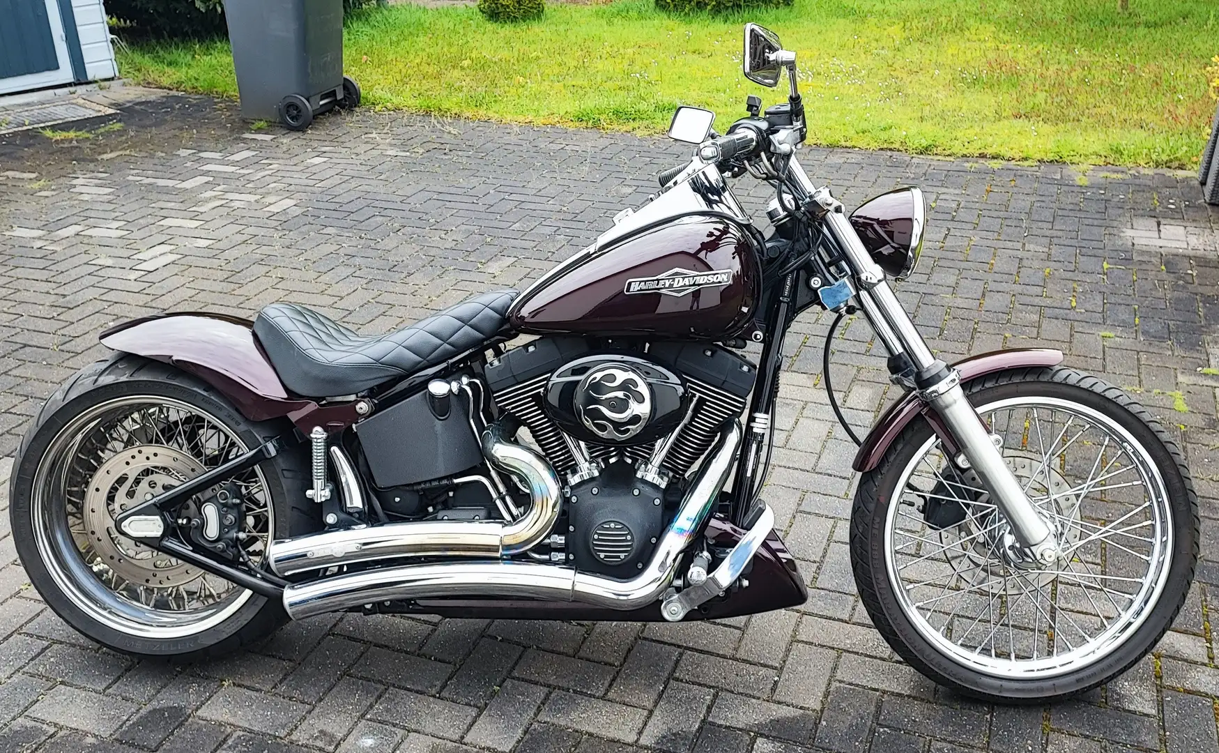 Harley-Davidson Softail Lottermann Custom Umbau: 260er, BSL ... Braun - 2