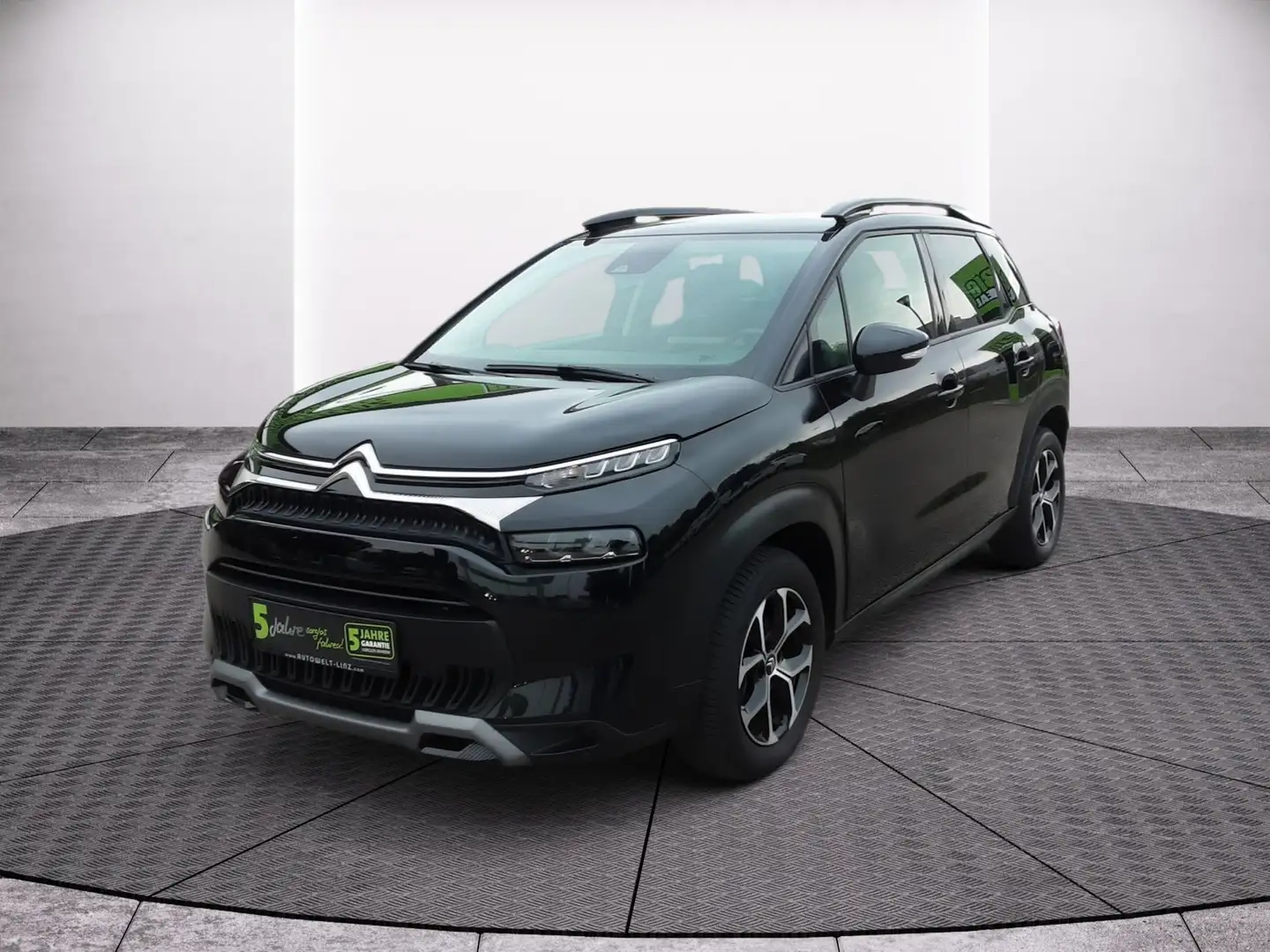 Citroen C3 Aircross PT 110 PLUS 8fach + LED + Nav Schwarz - 2