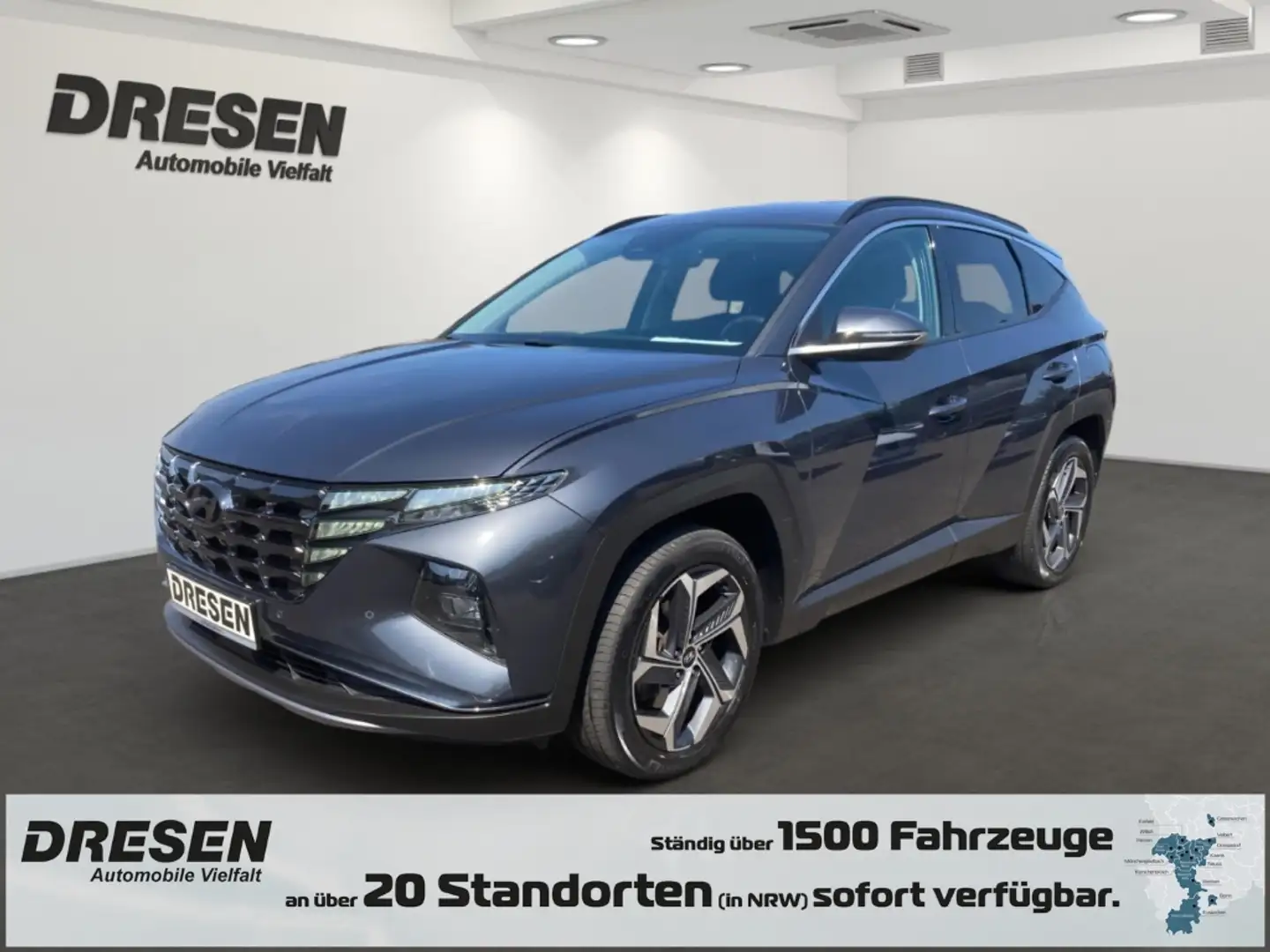 Hyundai TUCSON Trend Plug-In Hybrid 4WD LED Navi Keyless ACC Grijs - 1