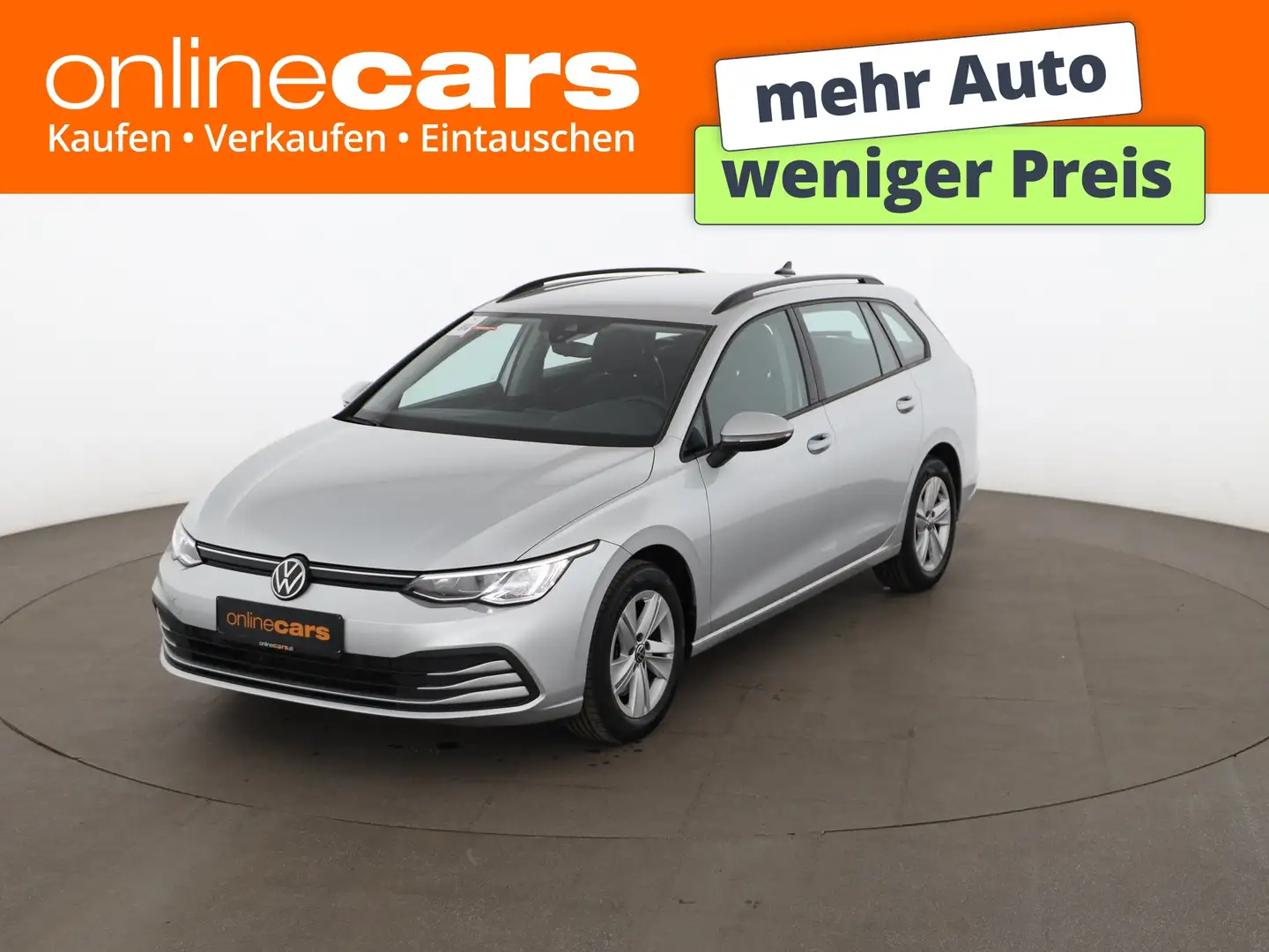 Volkswagen Golf Variant VIII 2.0 TDI Life Aut LED NAVI R-CAM Silber - 1