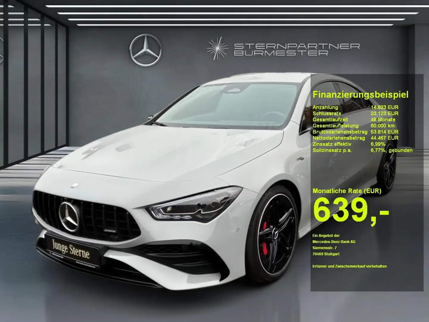 Mercedes-Benz CLA 35 AMG AMG CLA 35 4M Night+Distronic+Burmester+Ambiente Gris - 1
