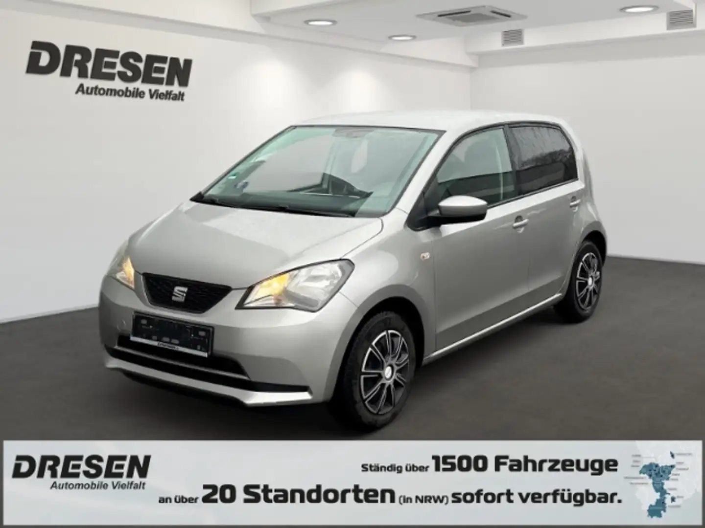 SEAT Mii Chic *Tempomat*PDC*Alu Felgen*Klima*el. Spieg.*el. Argento - 1