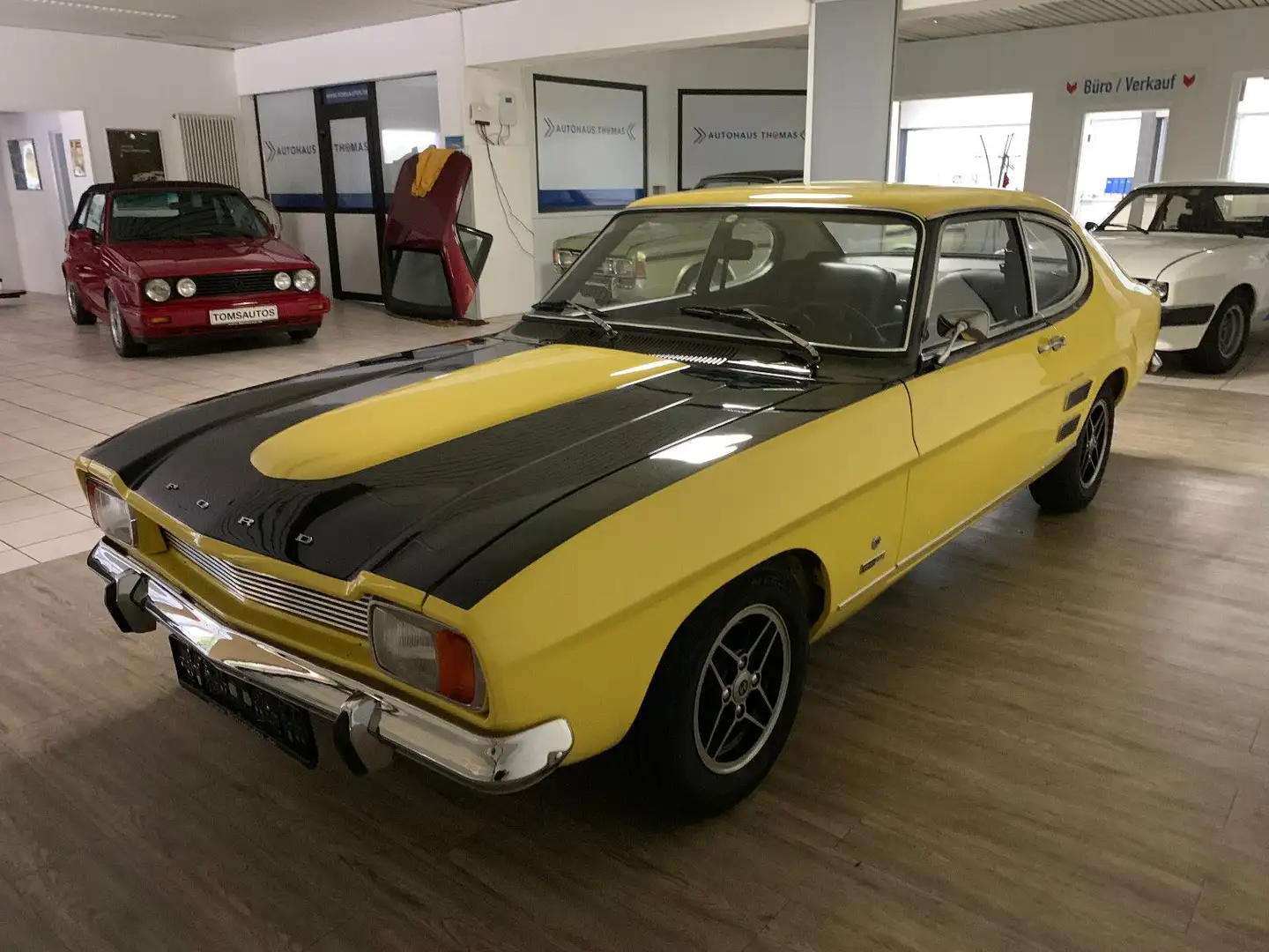 Ford Capri I 2300GT XLR RS Lack Schiebedach H-Zulass. Gelb - 2