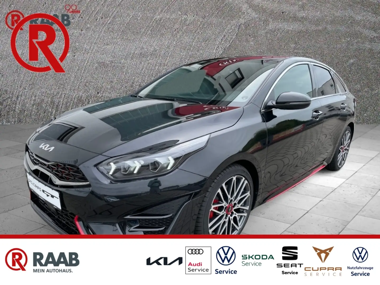 Kia ProCeed / pro_cee'd GT 1.6 T-GDI GT DCT KLIMA NAVI PDCv+h LenkradHZG L Schwarz - 1