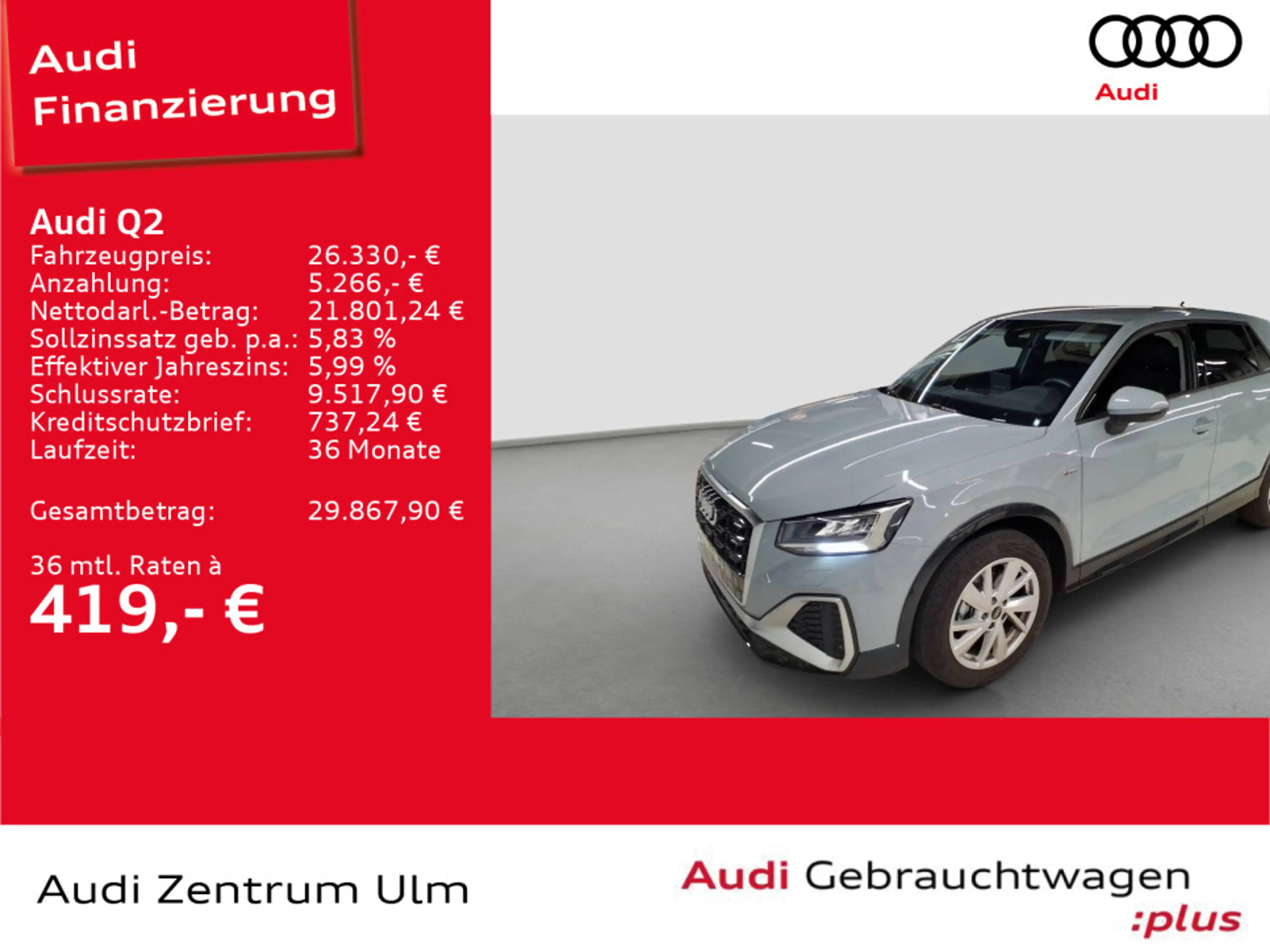 Audi Q2 30 TFSI S-Line AHK KAM LED SHZ 5J.GAR — photo 3