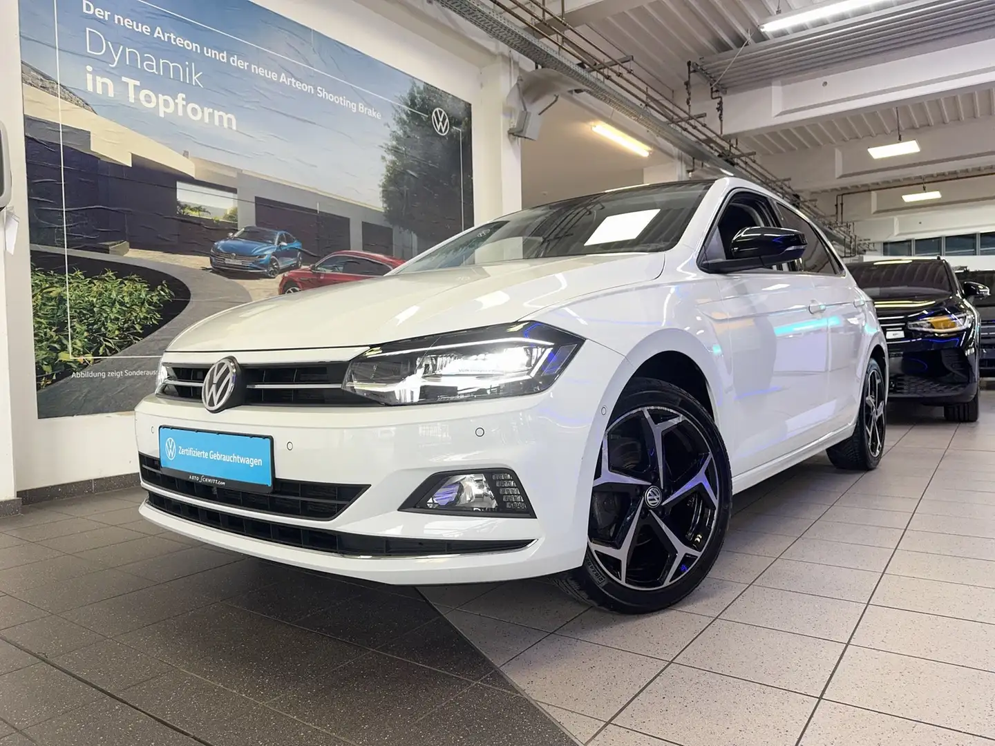 Volkswagen Polo Highline 1.5 TSI DSG LED+AHK+KAMERA+ACC+NAVI Blanc - 1