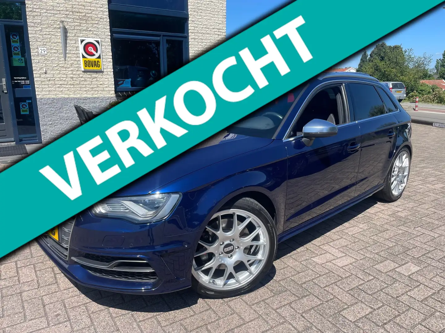 Audi S3 Sportback 2.0 TFSI quattro- NAV-CAM-Bluetooth-BBS Blue - 1
