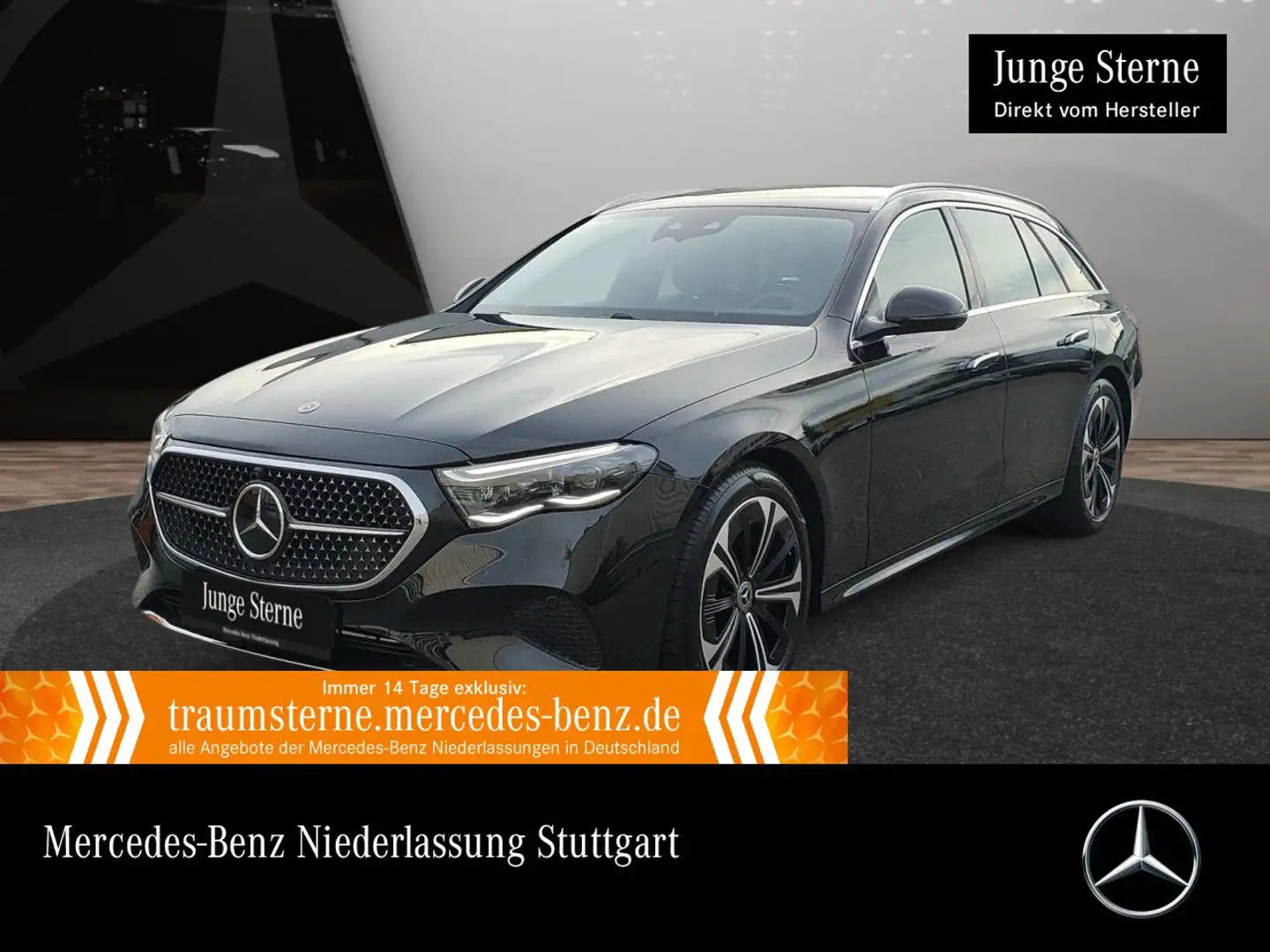 Mercedes-Benz E 300 de T Hybrid Avantgarde Fahrass 360° Distr. Schwarz - 1