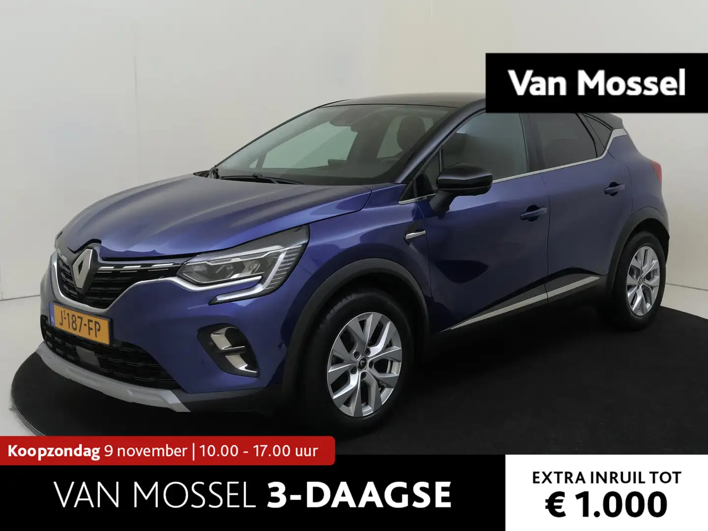 Renault Captur 1.3 TCe 130 PK Intens Automaat | Navigatie | Andro Bleu - 1