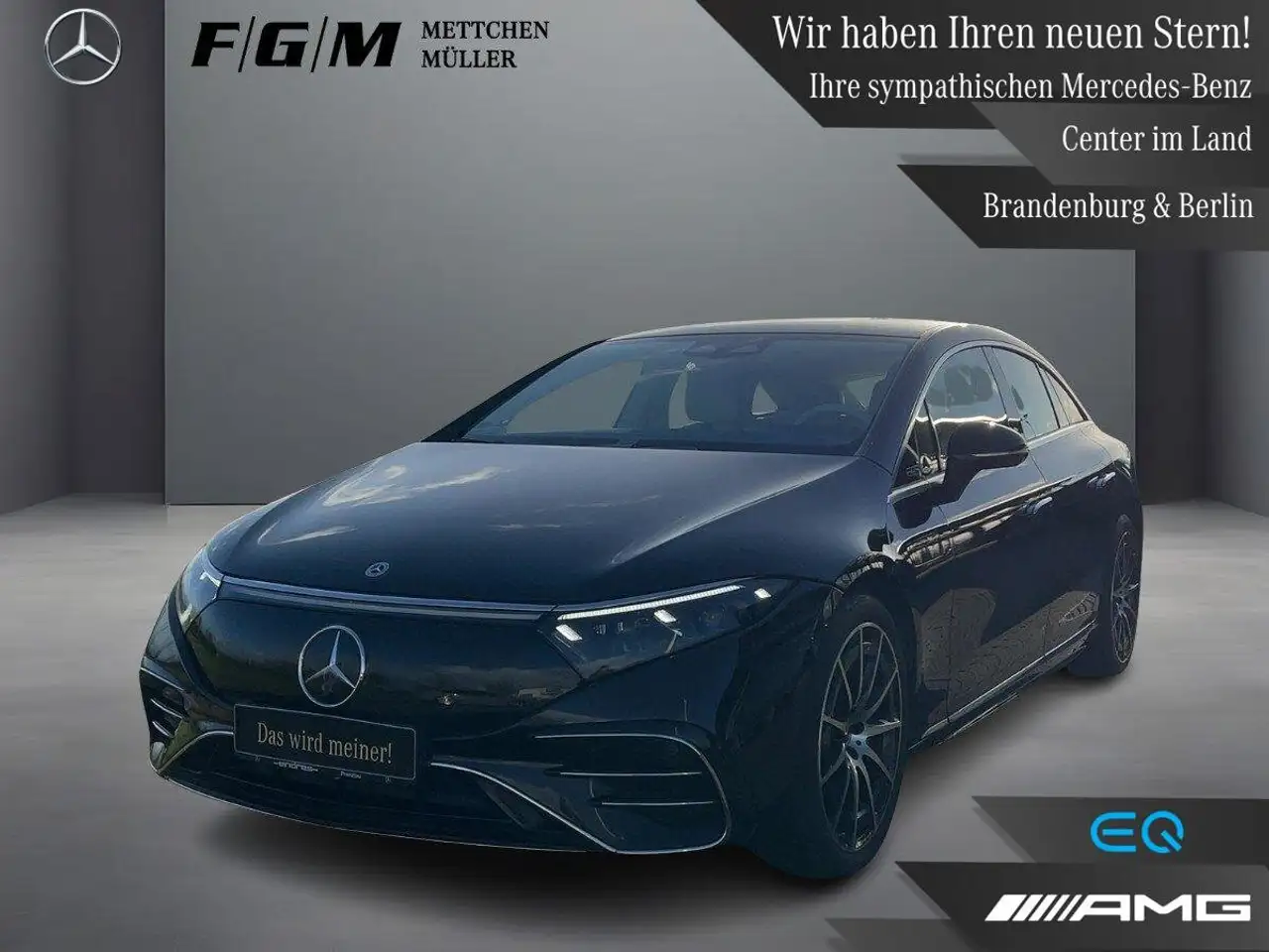 Mercedes-Benz EQS 450+ AMG-Line/HUD/Pano.-Dach//Memory-Paket/Burmester, миниатюра 10