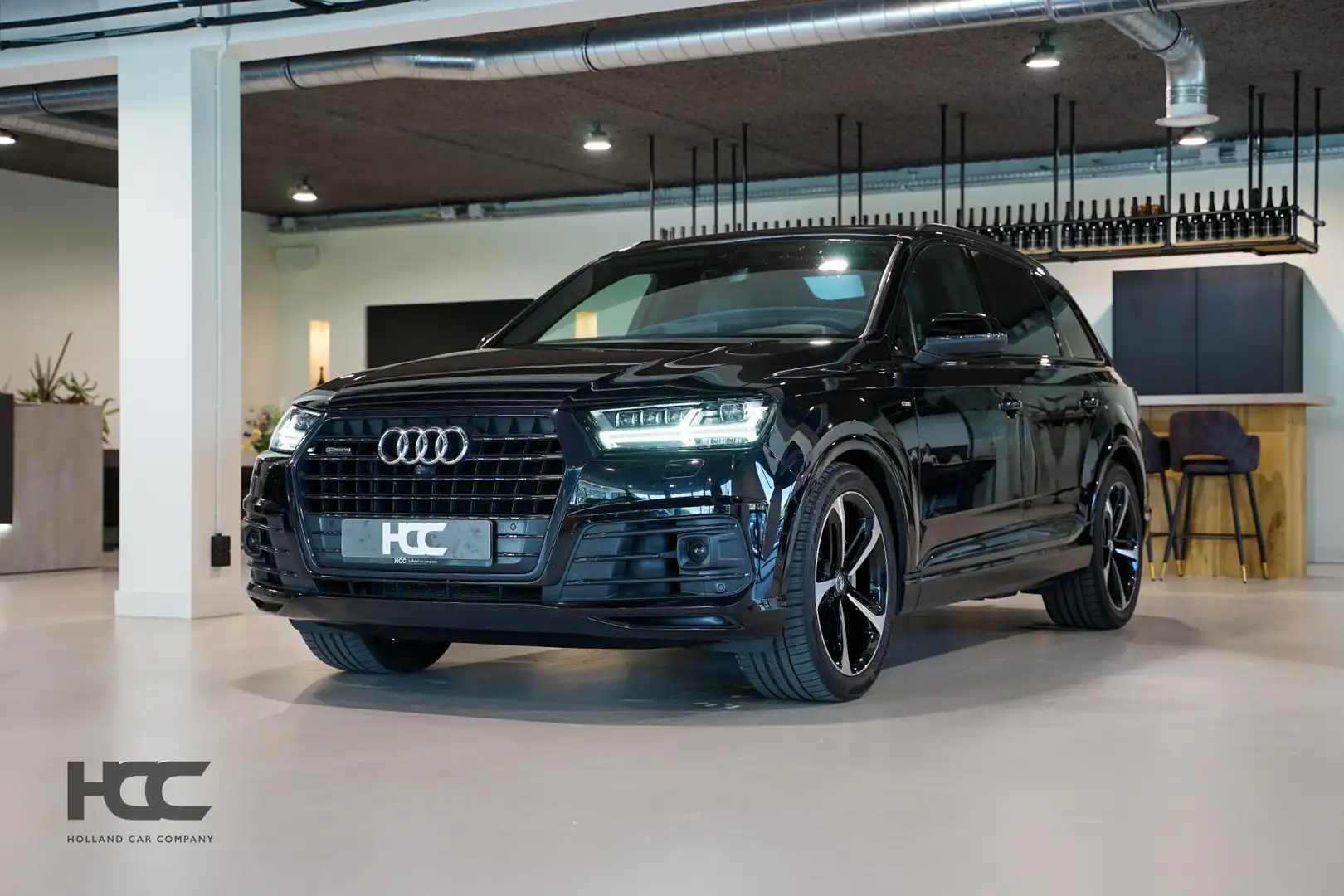 Audi Q7 3.0 TDI | Grijs kent. | 2019 | Pano | Vierwielstur Zwart - 1