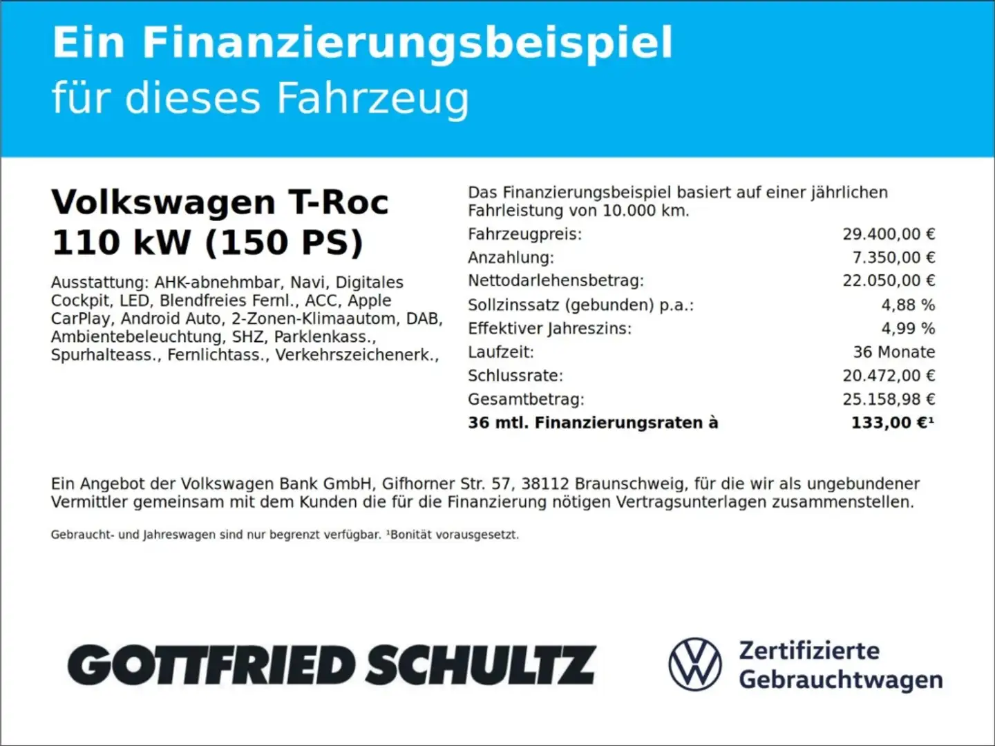 Volkswagen T-Roc 1.5 TSI DSG MOVE Navi Sitzheizung ACC Noir - 2