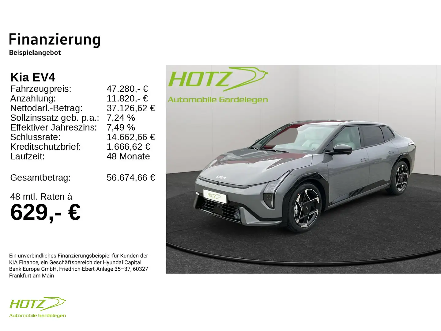 Kia Fastback 81,4kWh FWD GT-Line P8/P9/P10 Grau - 2