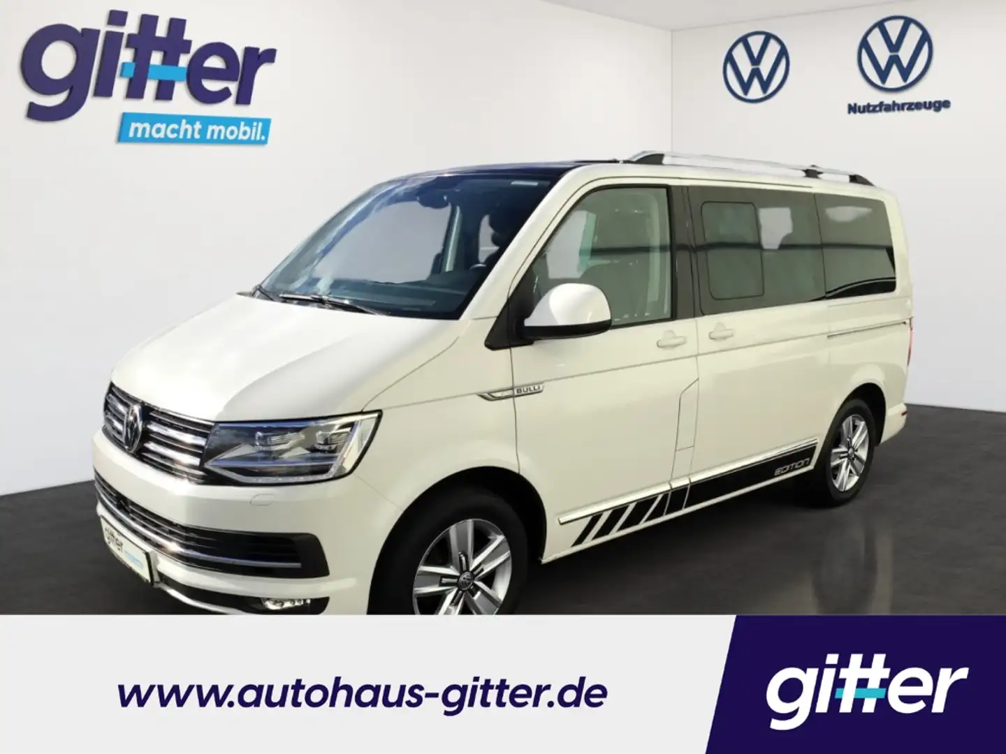 Volkswagen T6 Multivan GenSix Nav LED ACC PDC RFK SHZ SD CLIMAT Blanc - 1