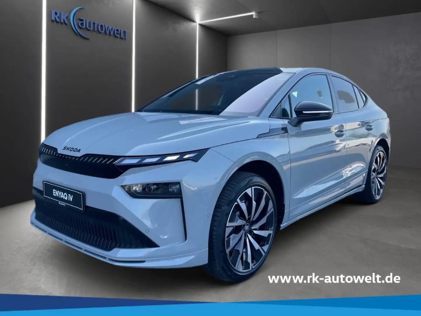 Skoda Enyaq Coupe 85 Sportline Matrix,Navi,Kamera,AHK Grau - 1