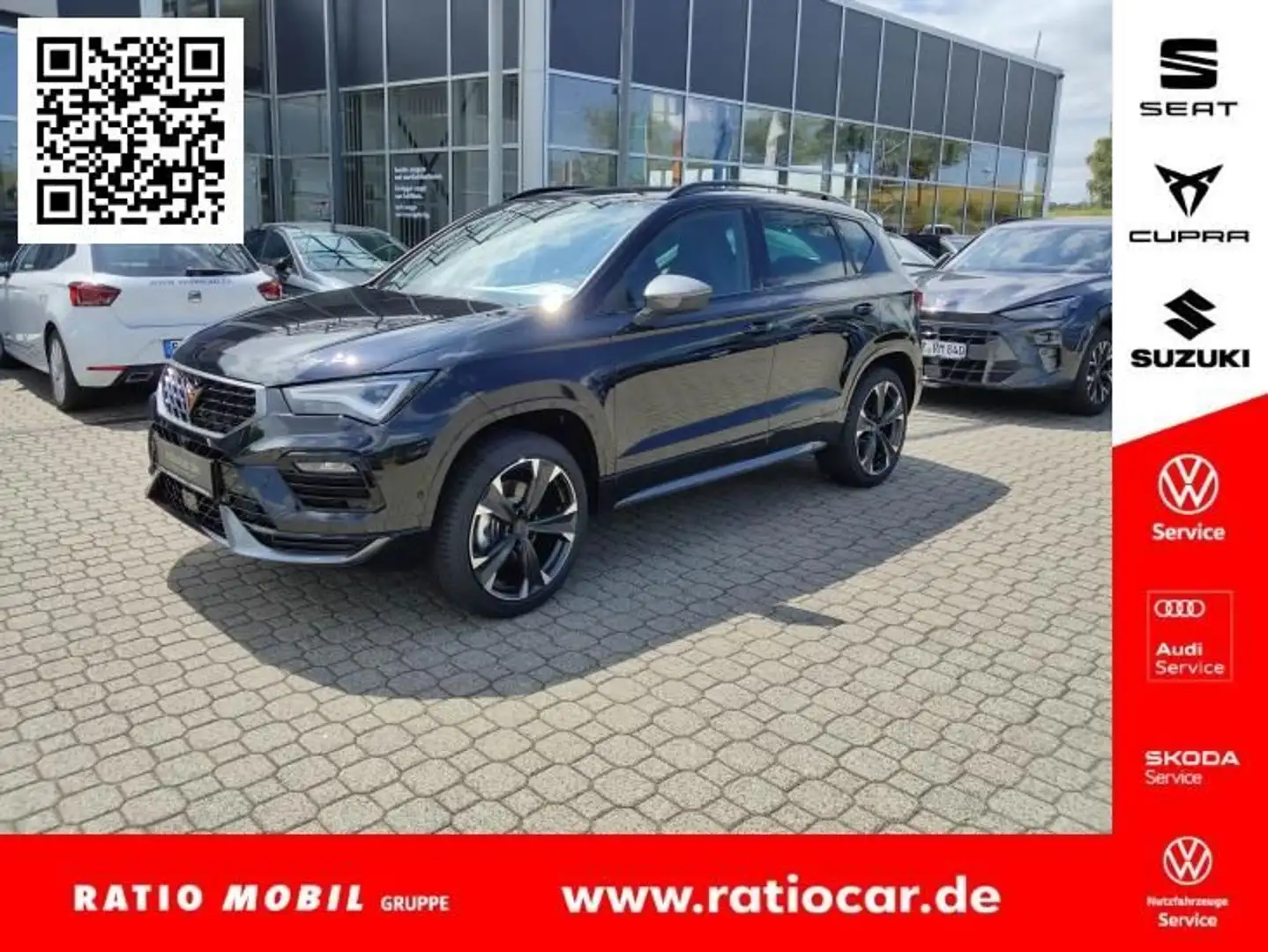 CUPRA Ateca ATECA 2.0 TSI DSG 4DRIVE 5 J.GAR.* AHZV NAVI SHZ Negro - 1