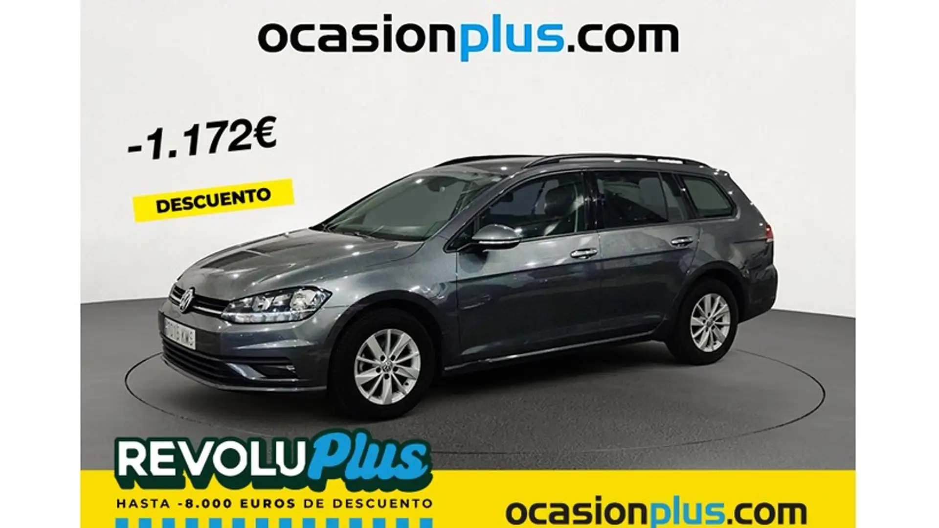 Volkswagen Golf Variant 1.6TDI Business and Navi Ed. Gris - 1
