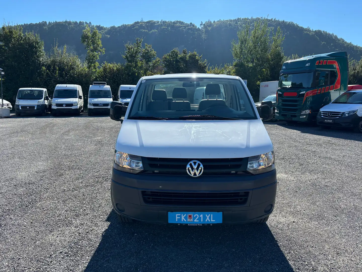 Volkswagen T5 Transporter Pritsche AHK Blanc - 2