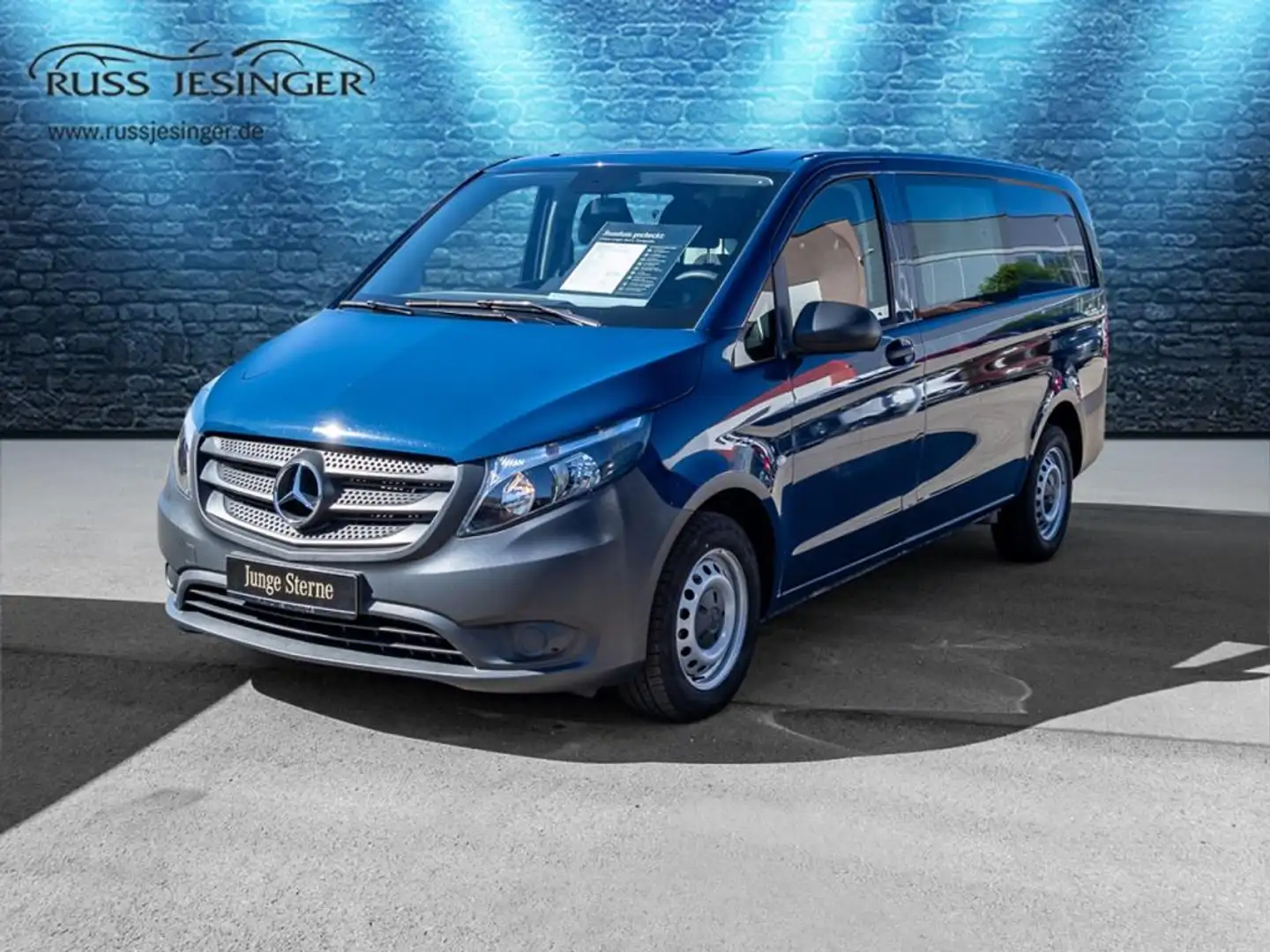 Mercedes-Benz Vito 114 CDI Mixto Lang Klima Tempomat 6-Sitze Blau - 2