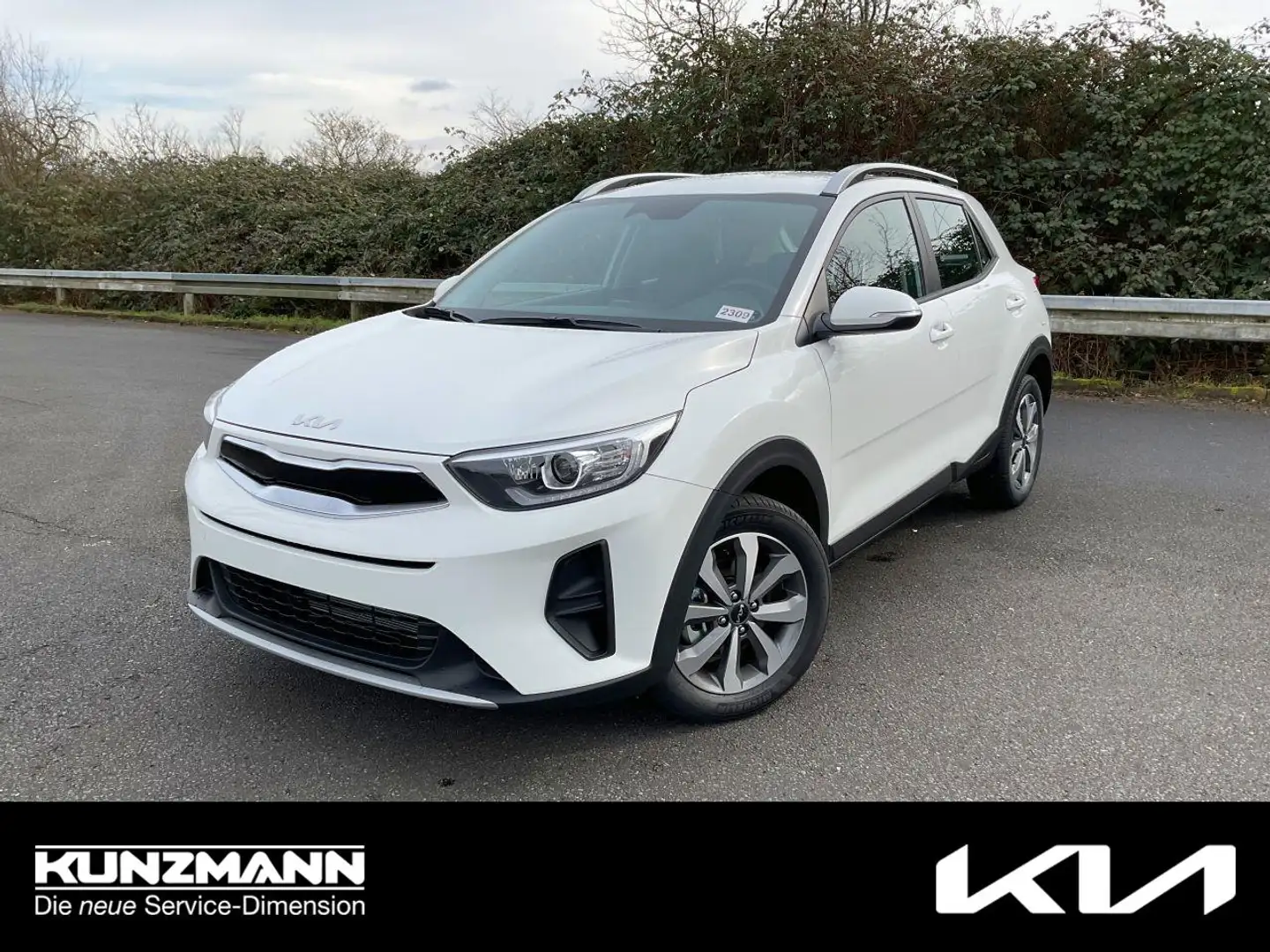 Kia Stonic 1.2 Vision Navi Klimaautomatik Kamera SHZ Wit - 1