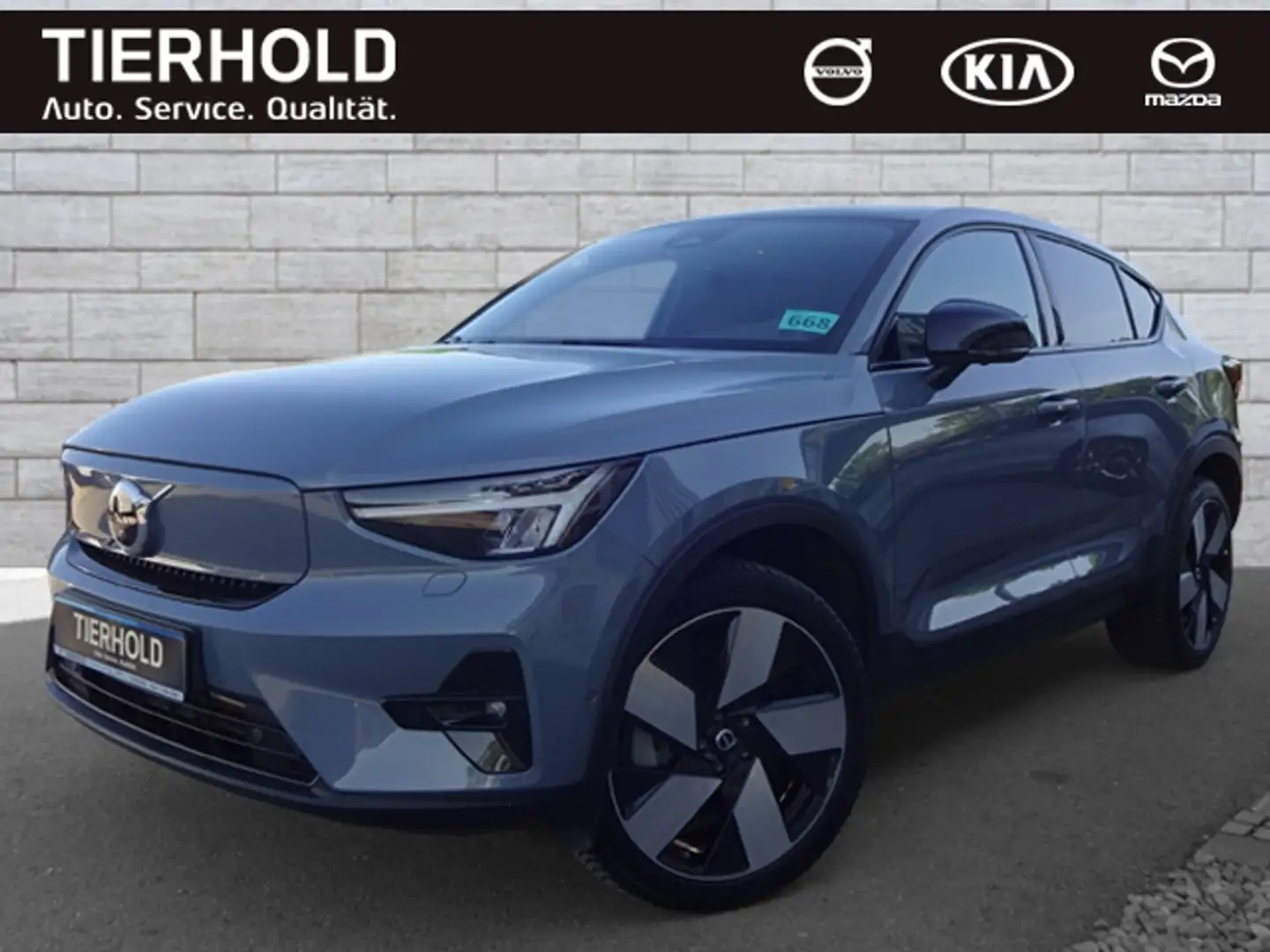 Volvo C40 P8 Ultimate Pure Electric Twin Engin AWD ACC Grau - 2