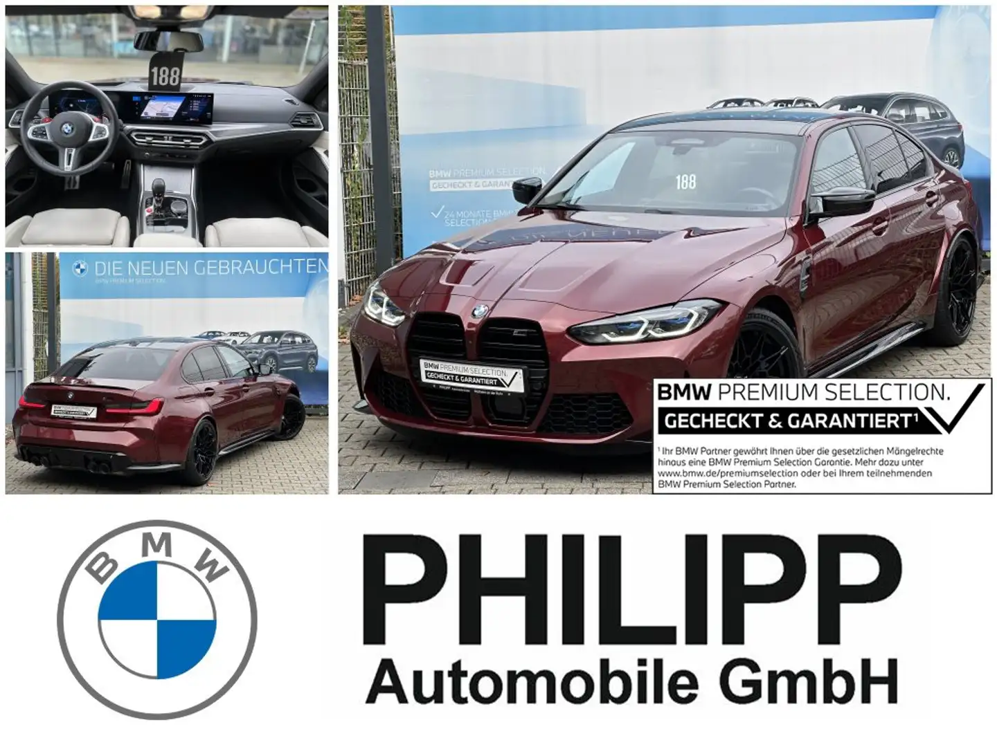 BMW M3 Competition MxDrive Laser h&k DA-Pro PA-Plus Kırmızı - 1