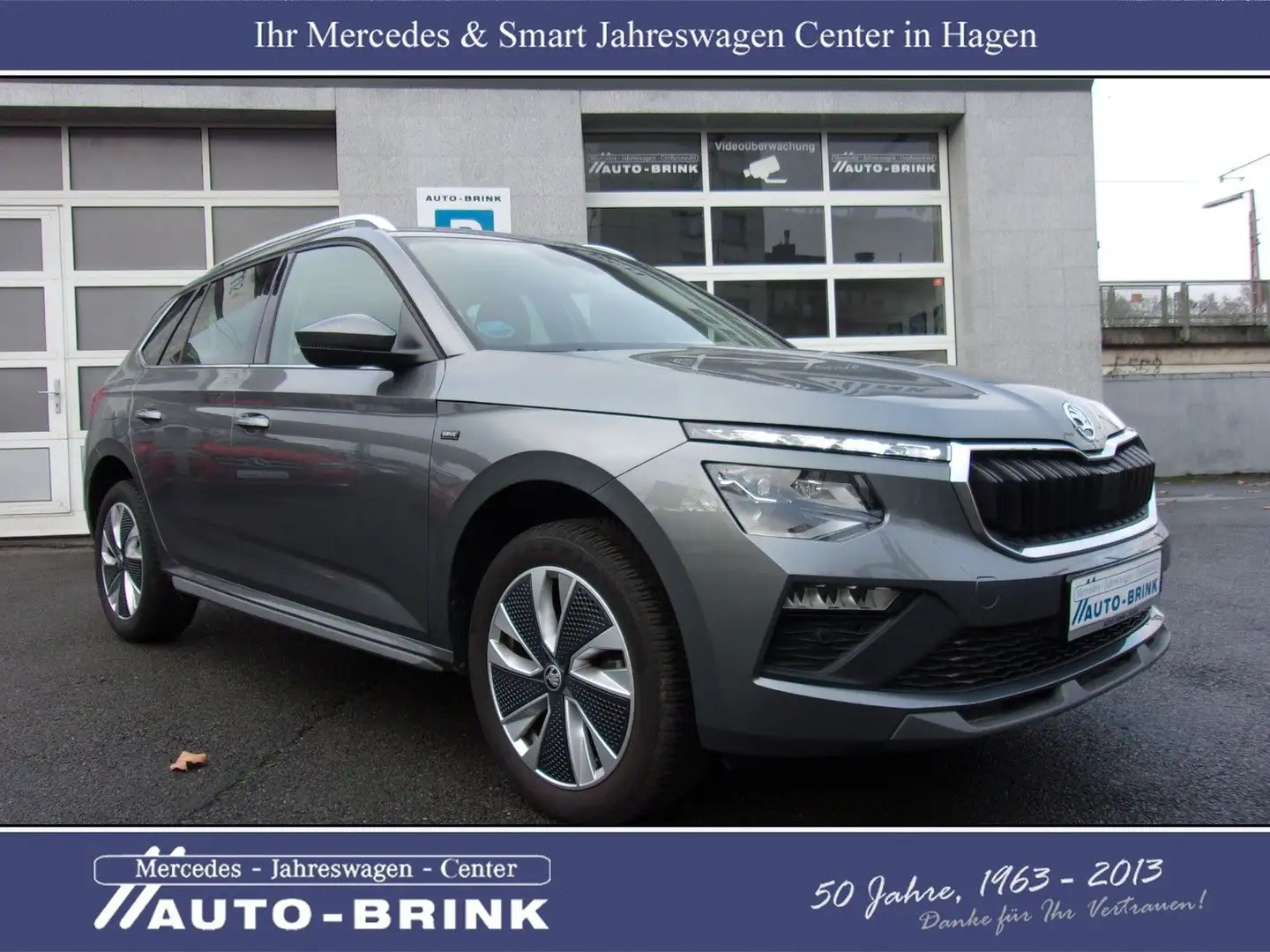 Skoda Kamiq Selection "Drive" DSG/RFK+PTS/ACC/LED/Navi Grijs - 1