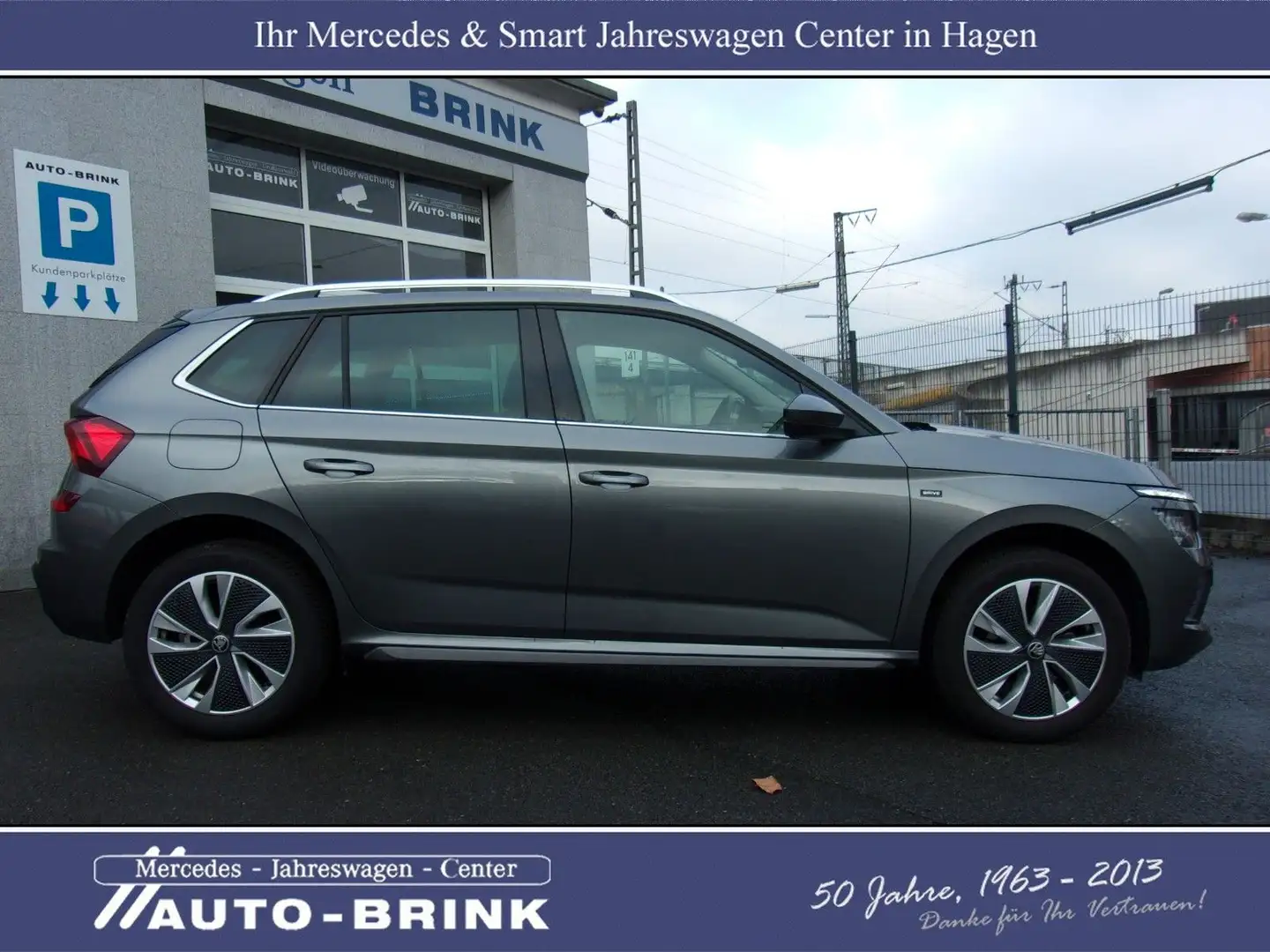 Skoda Kamiq Selection "Drive" DSG/RFK+PTS/ACC/LED/Navi Grijs - 2