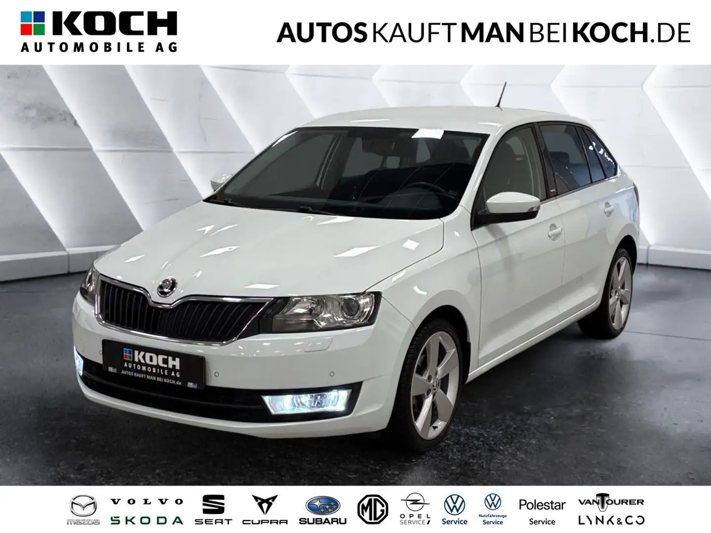 Skoda Rapid/Spaceback Rapid Spaceback 1.2l TSI XENON SMART 2xPDC AHK Weiß - 1