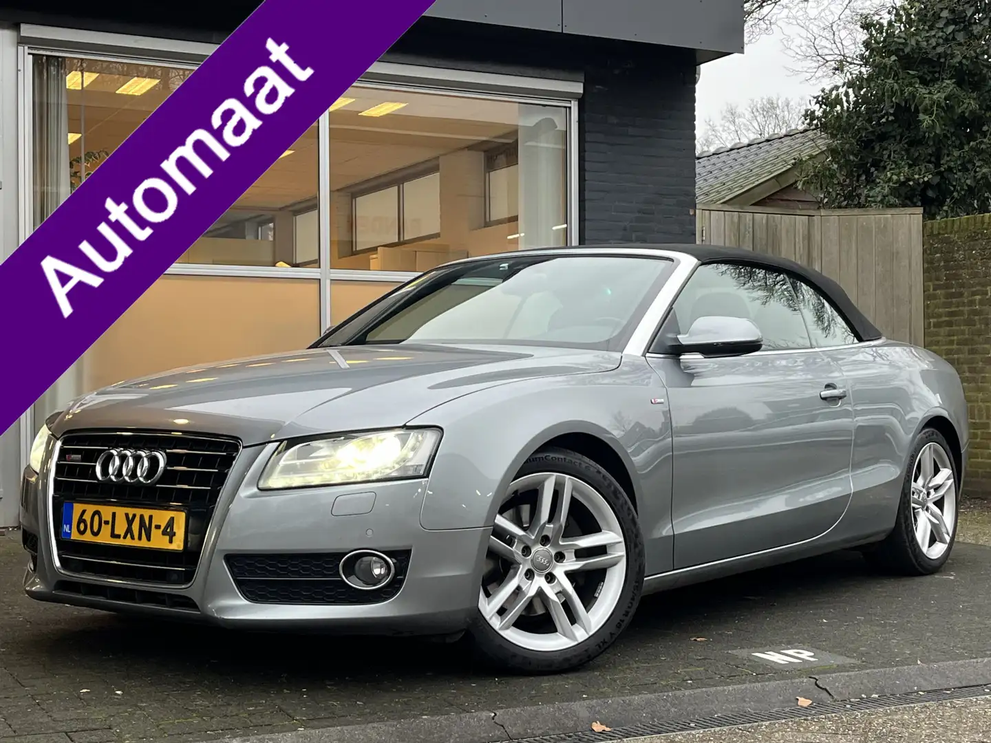 Audi A5 Cabriolet 3.2 FSI Pro Line 2XS-LINE / CLIMA / CRUI Grijs - 1