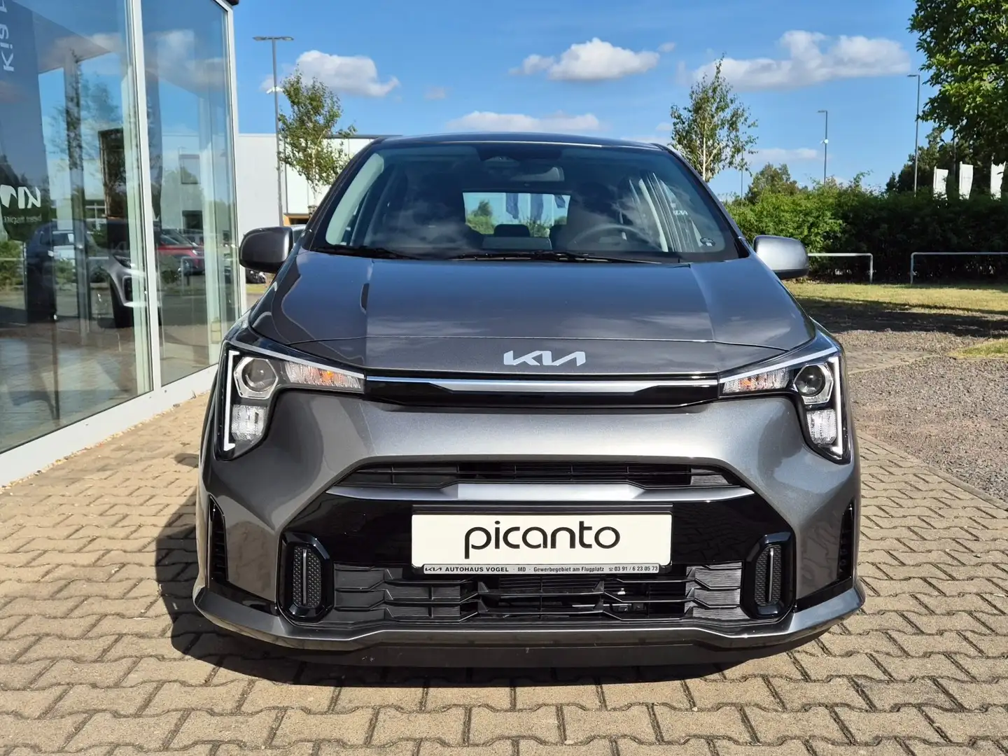 Kia Picanto 1.0 Vision AMT Automatik Navi Rückfahrkamera Gris - 2