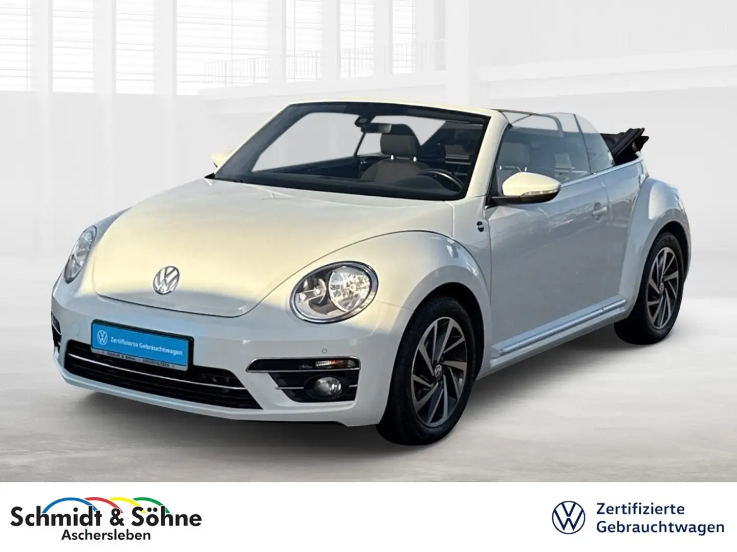 Volkswagen Beetle Cabriolet 1.2 TSI Design NAV, APP, KL-AUT Klima Blanc - 1