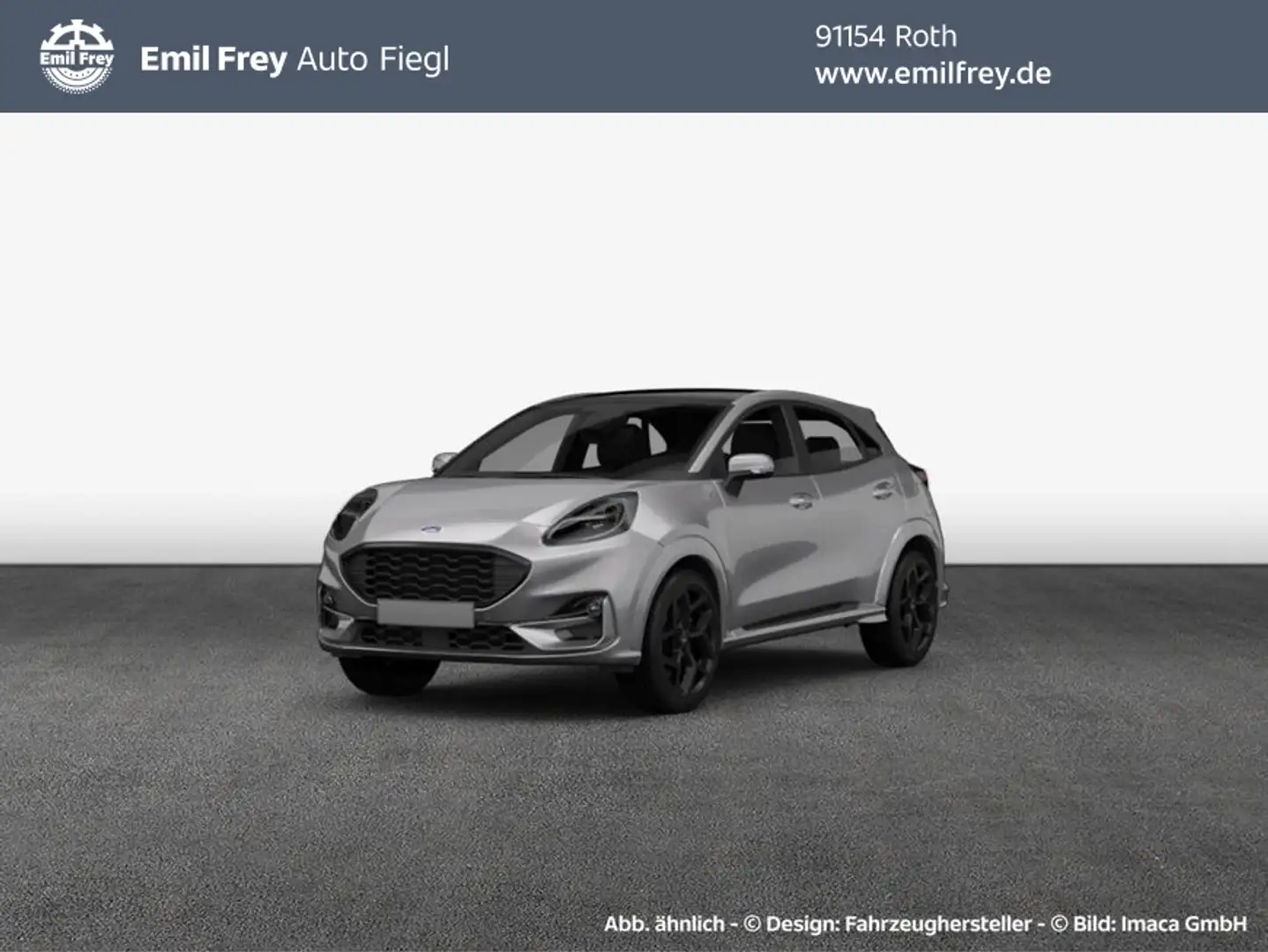Ford Puma 1.0 EcoBoost Hybrid Aut. ST-LINE Silber - 1