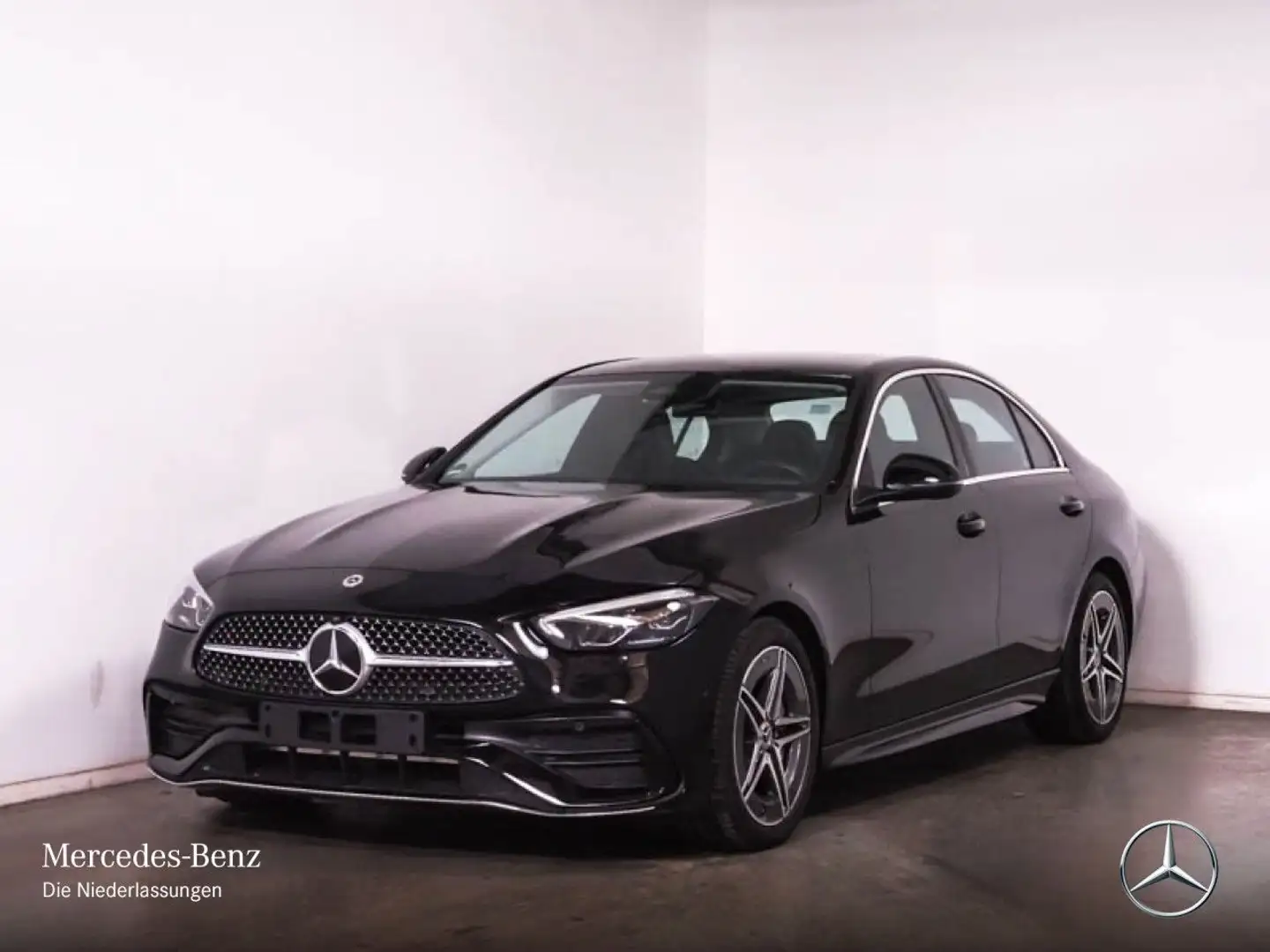 Mercedes-Benz C 220 d AMG+AHK+LED+KAMERA+TOTW+KEYLESS+9G Negro - 2