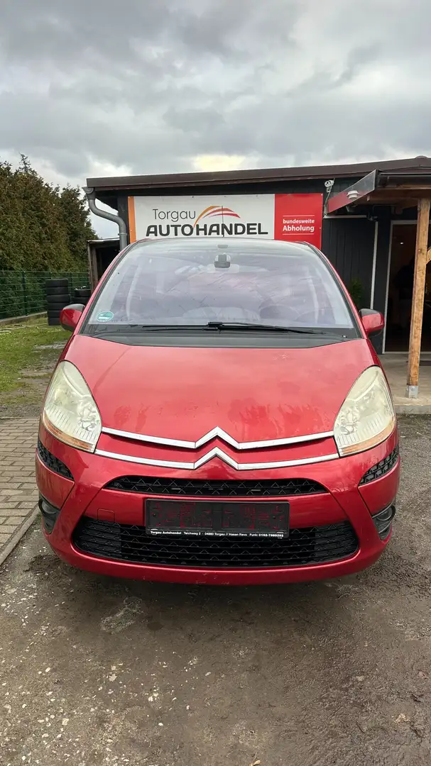 Citroen C4 Picasso Tendance/1-Besitzer/TÜV-04-27/Klima/Tempomat. Rot - 2