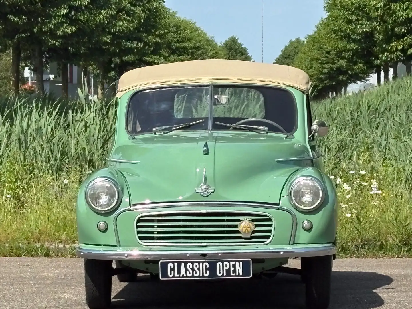 Oldtimer Morris Minor Cabriolet Grün - 2