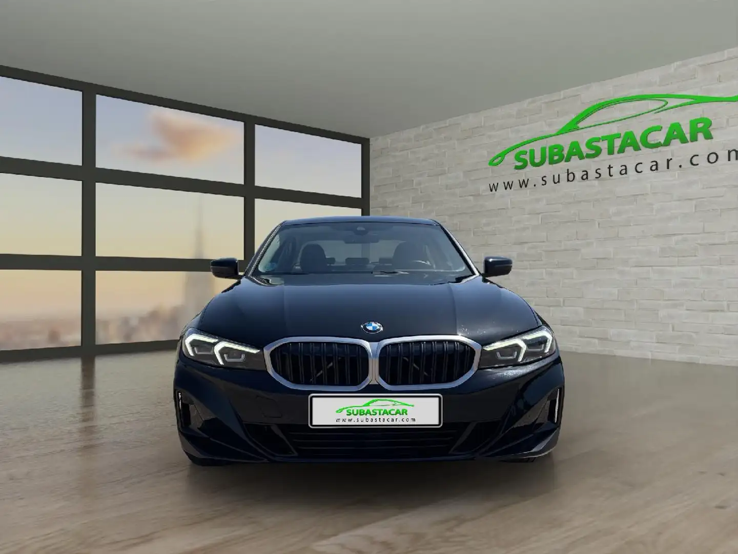 BMW 318 318d Auto Negro - 2
