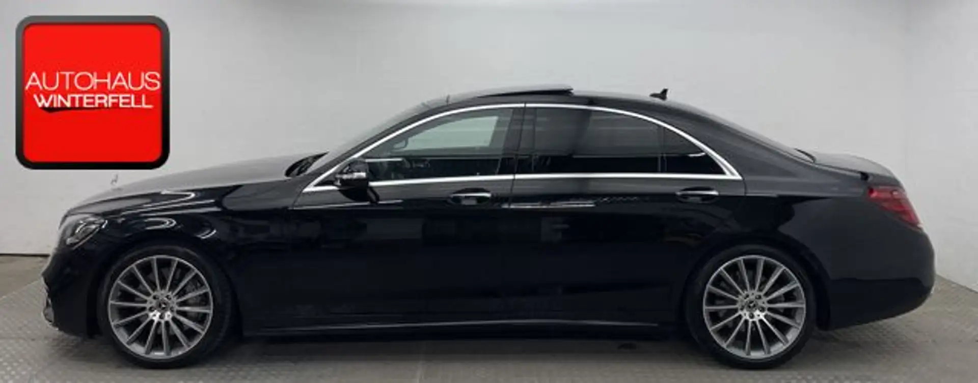 Mercedes-Benz S 400 d LANG 4M AMG PANO+KEYLESS+MASSAGE+MEMO+ Negro - 2