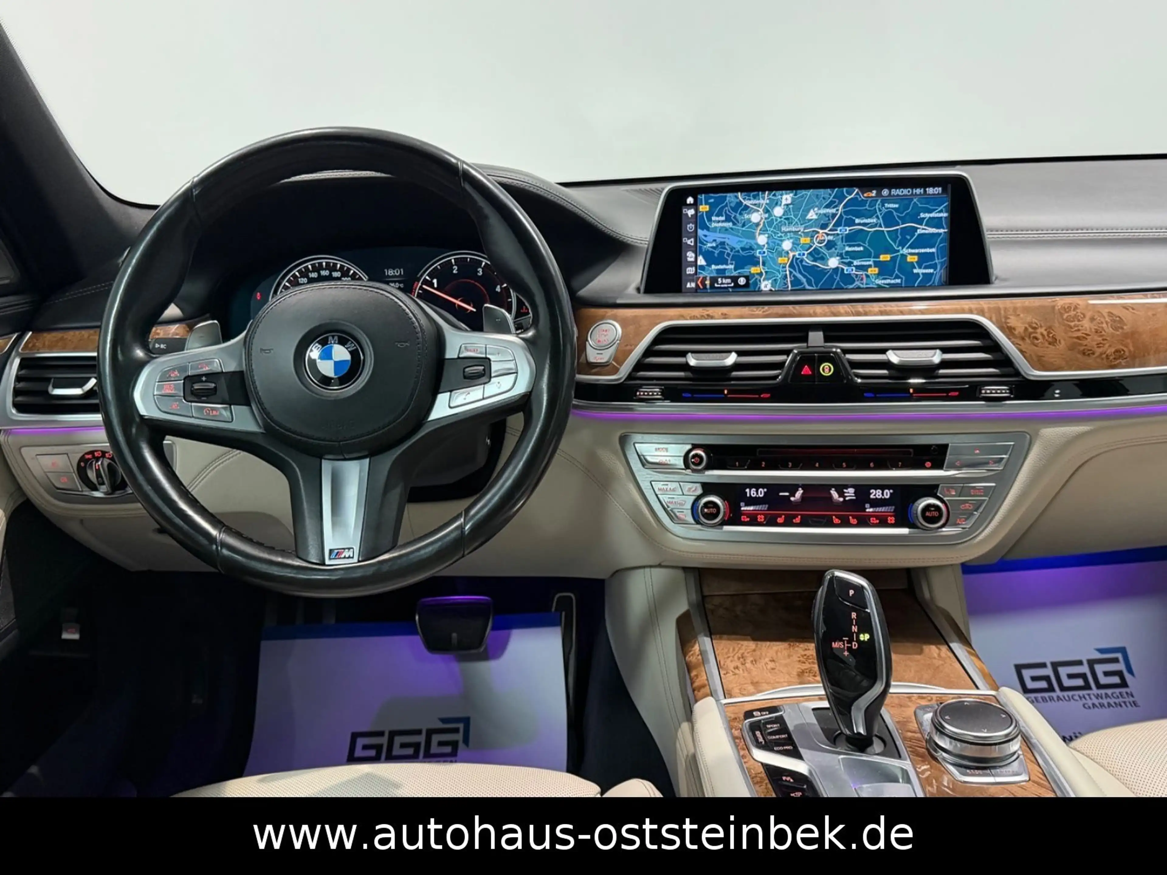 BMW 750 d xDRIVE/M-PAKET/LASER/SOFT/H&K/SHD/MASSAGE/ — photo 15