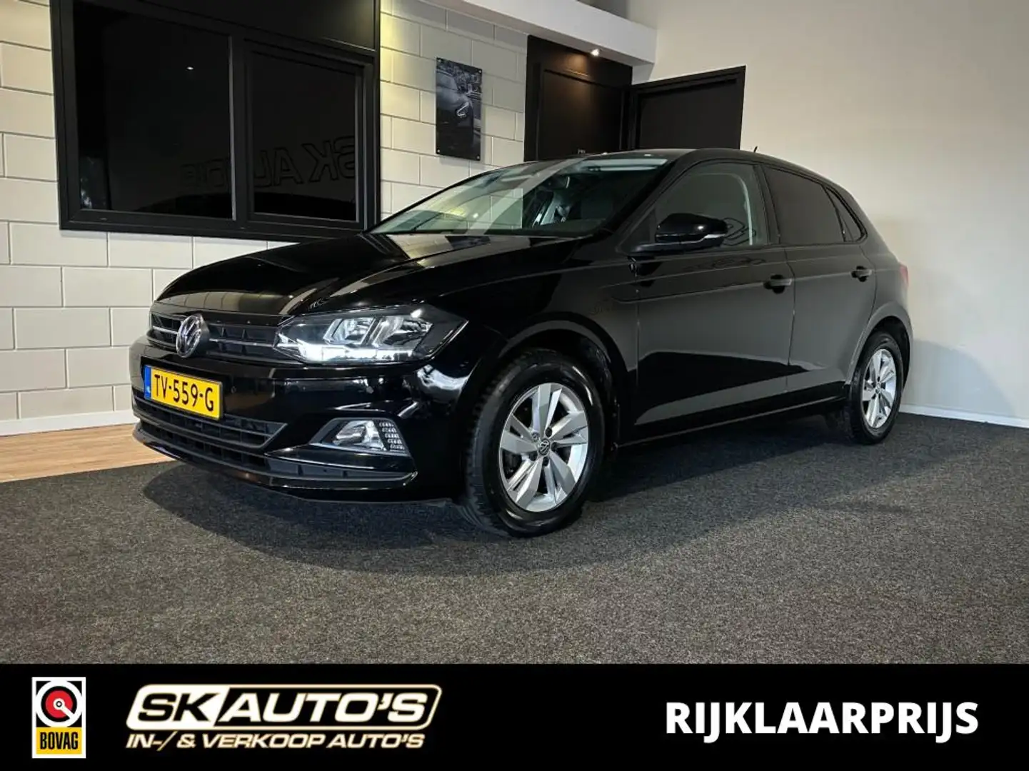 Volkswagen Polo 1.0 TSI COMF.L. BUS. VIRTUELDASH l CARPLAY l ACC l Zwart - 1
