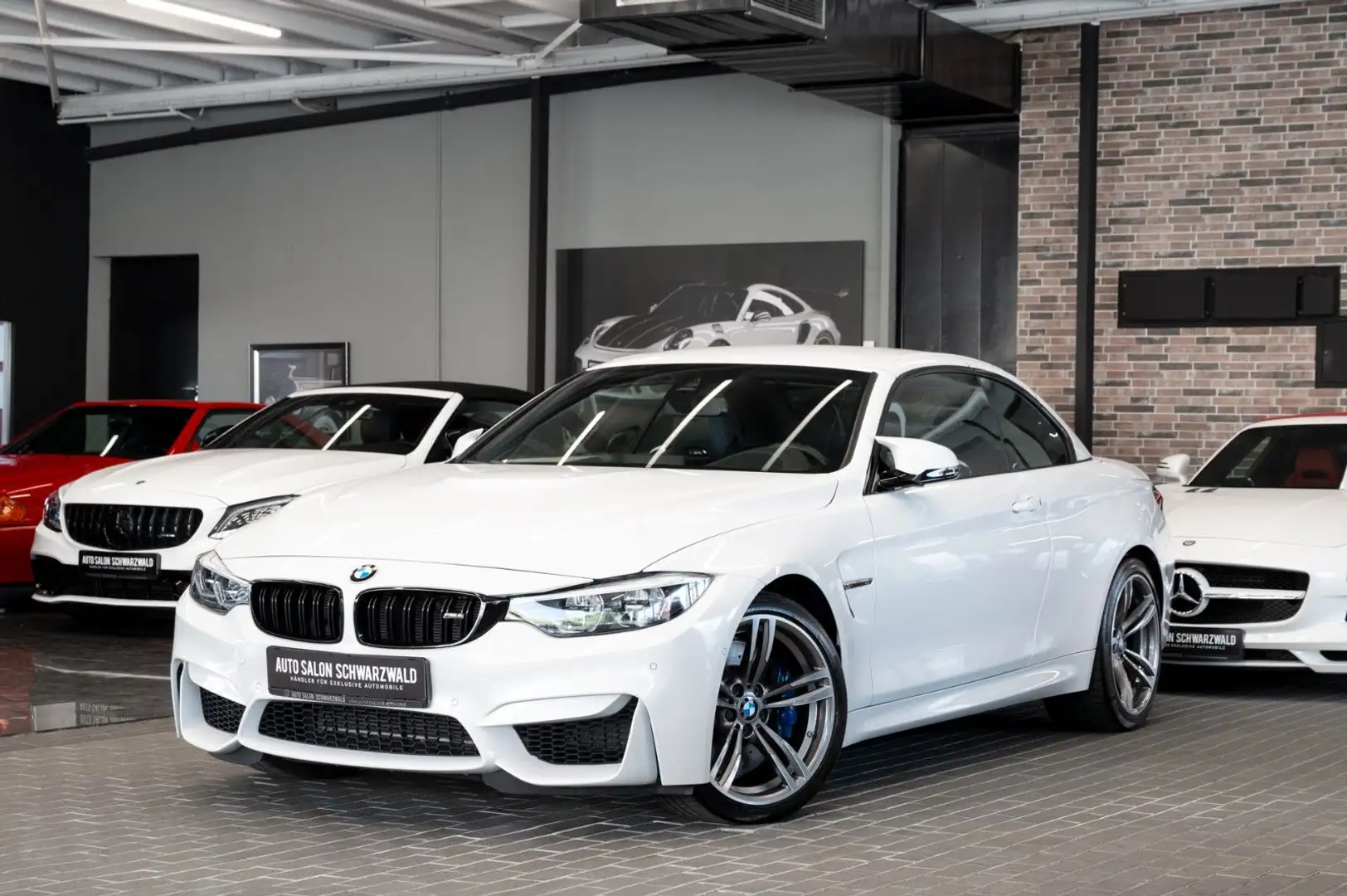 BMW M4 Cabrio|CARBON|H&K|HEAD-UP|KEYLESS Weiß - 1
