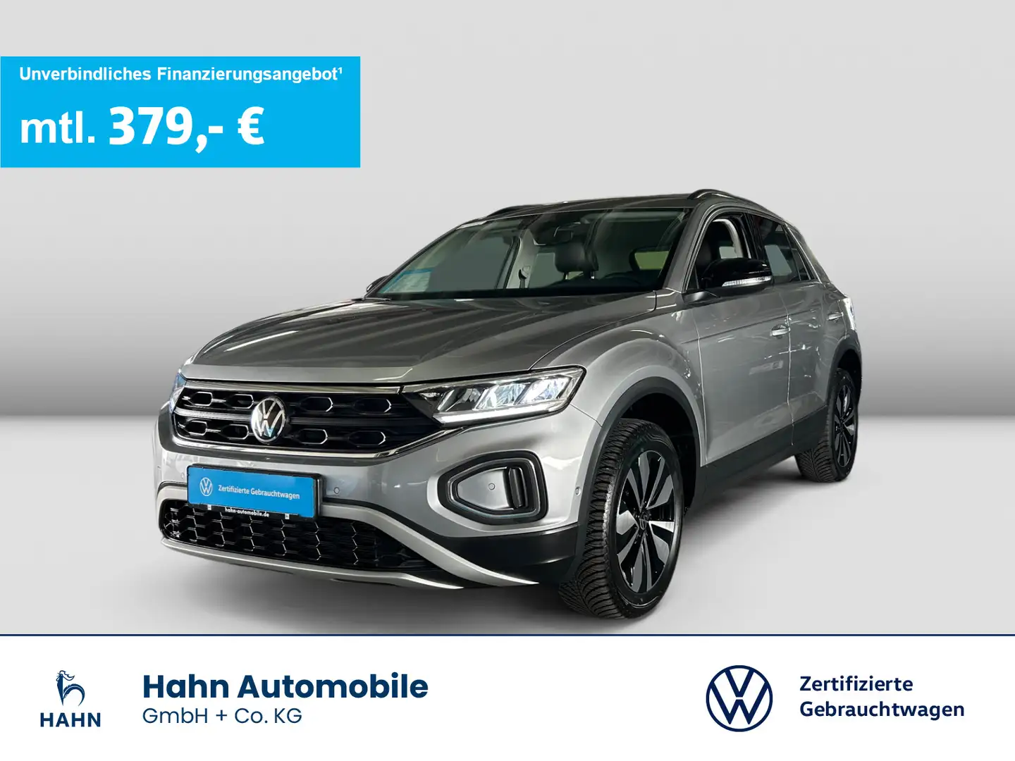 Volkswagen T-Roc 1.0TSI Goal ACC LED Navi PDC Standheizung Argent - 1