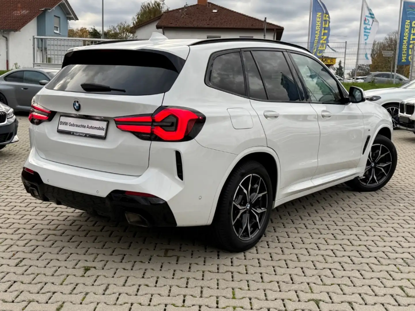BMW X3 xDrive 20d A M Sport Parkass.Navi LED 3-Z-Klimaaut Weiß - 2