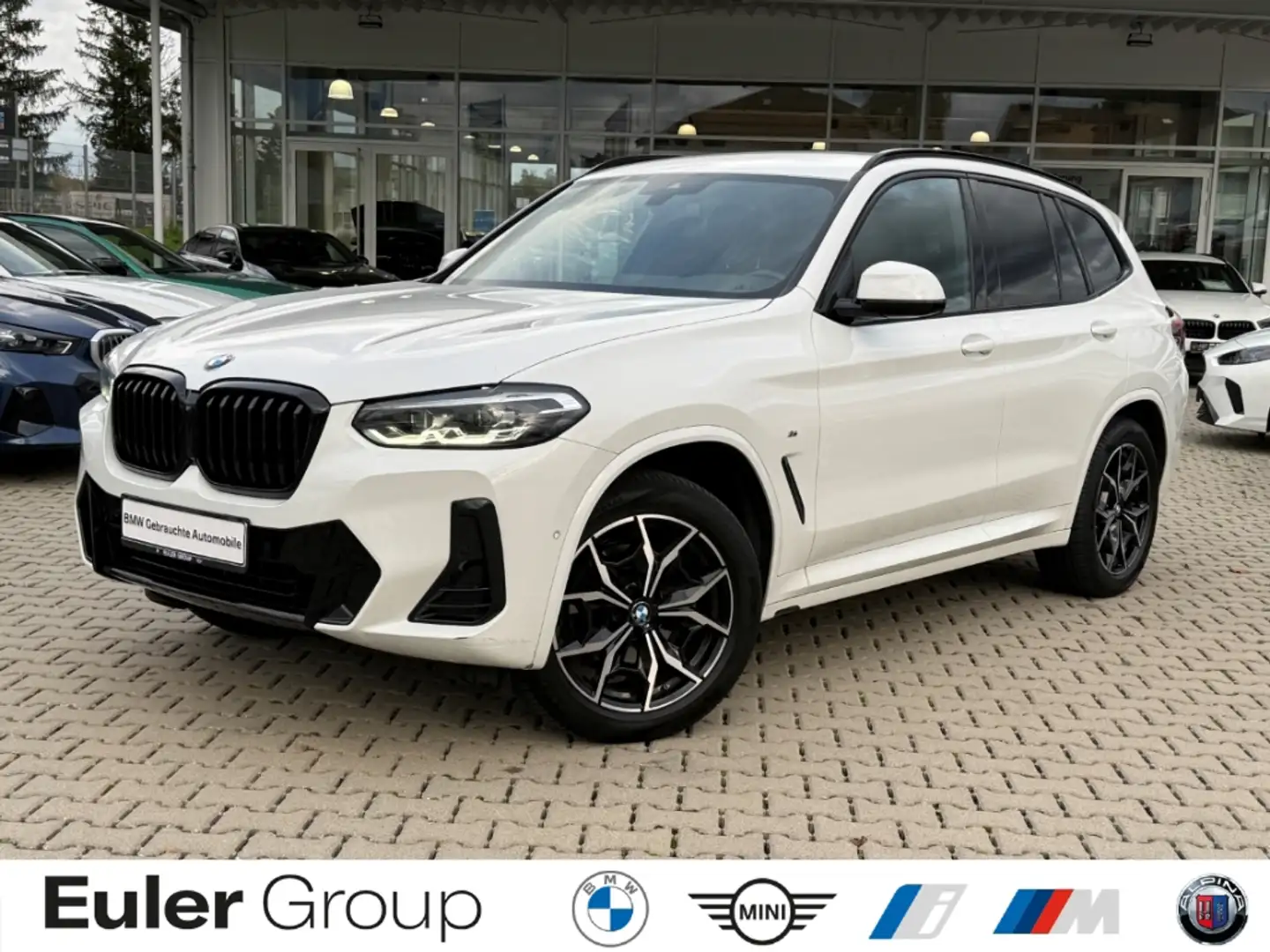 BMW X3 xDrive 20d A M Sport Parkass.Navi LED 3-Z-Klimaaut Weiß - 1