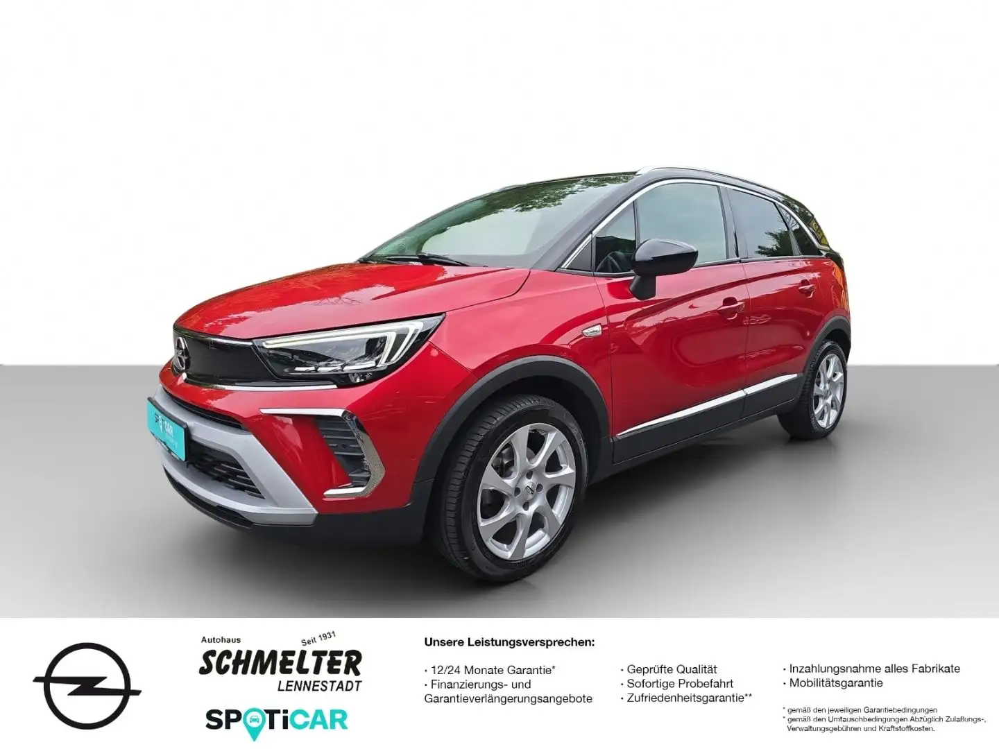 Opel Crossland X Crossland Ultimate 1.2 Turbo AHK Navi Kamera ... Rouge - 1