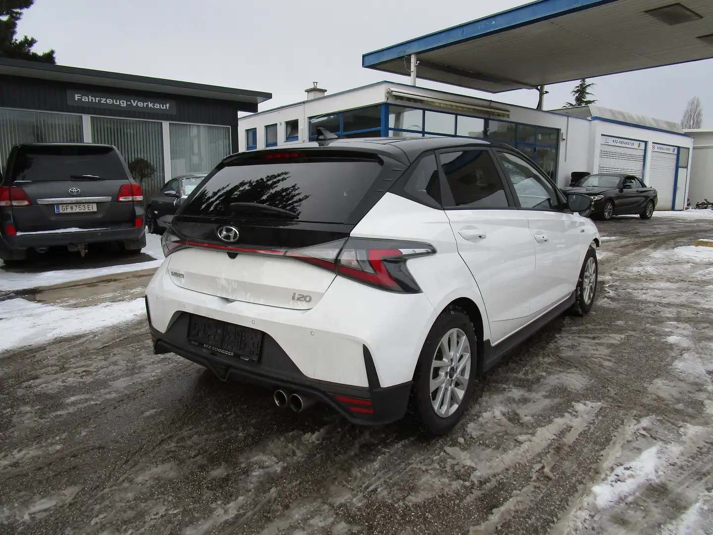 Hyundai i20 1,0 T-GDI 48V N-Line Frontschaden Weiß - 2